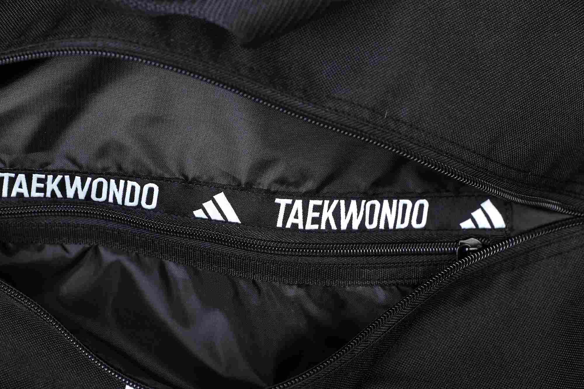 adiACC057T-Trolly-Bag-D1658 adidas Trolley "Taekwondo" black/white Nylon, adiACC057T