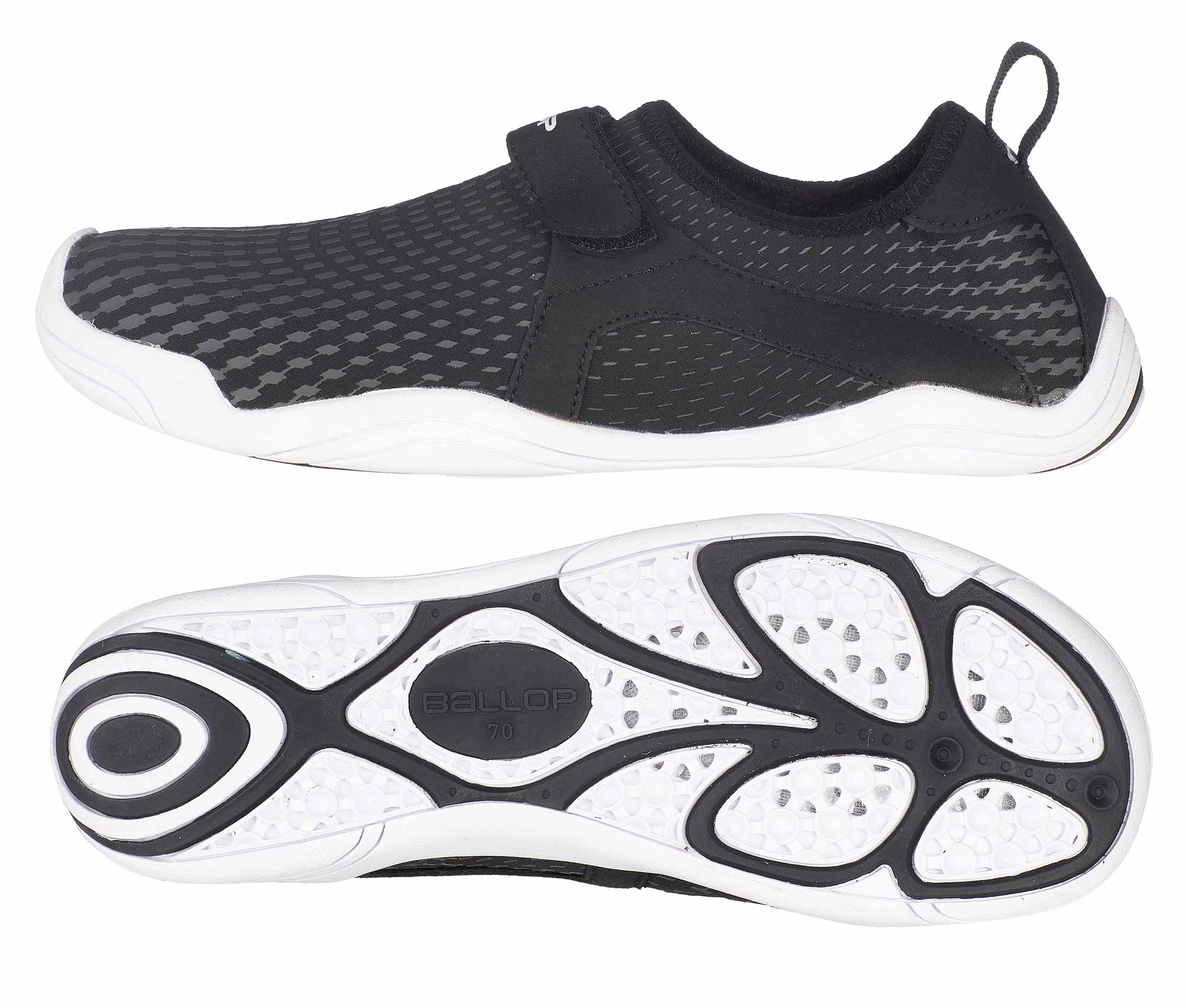 Sneaker, Low-cut, Mesh upper, Schwarz, Weißer Sohlenboden, Sneaker, Sportschuh, Mesh, Grau, Schnürlos