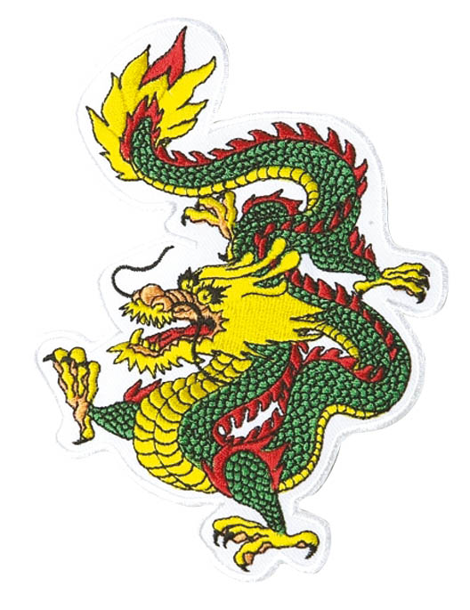 Patch Dragon green