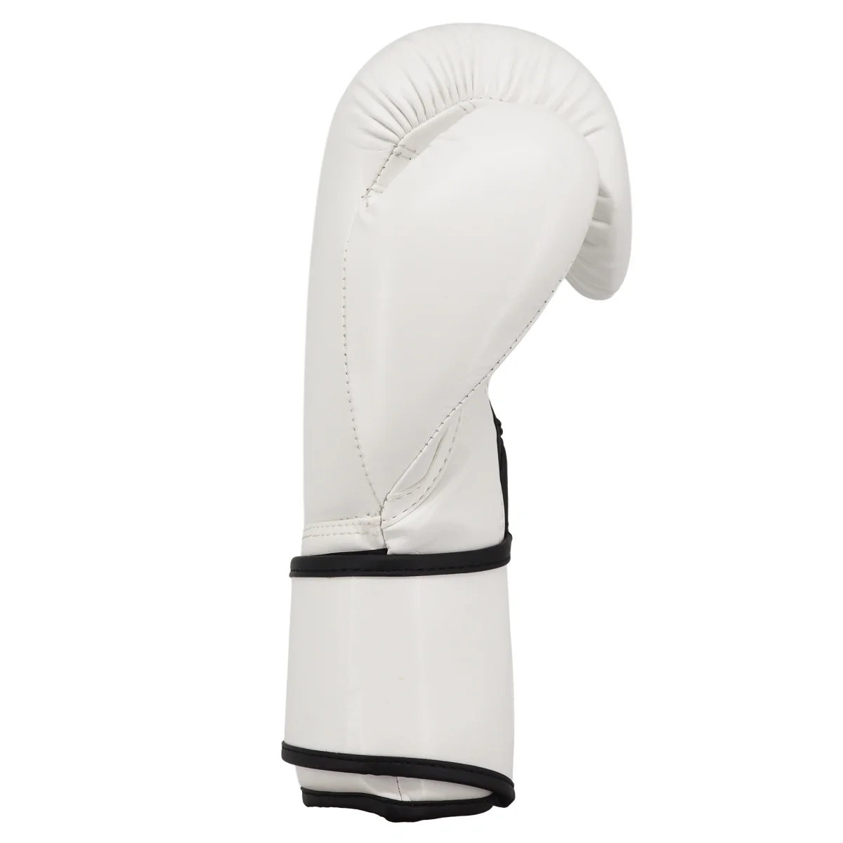 Boxing-Handschuh, Weiß, Leder, Gepolstert, Sportzubehör