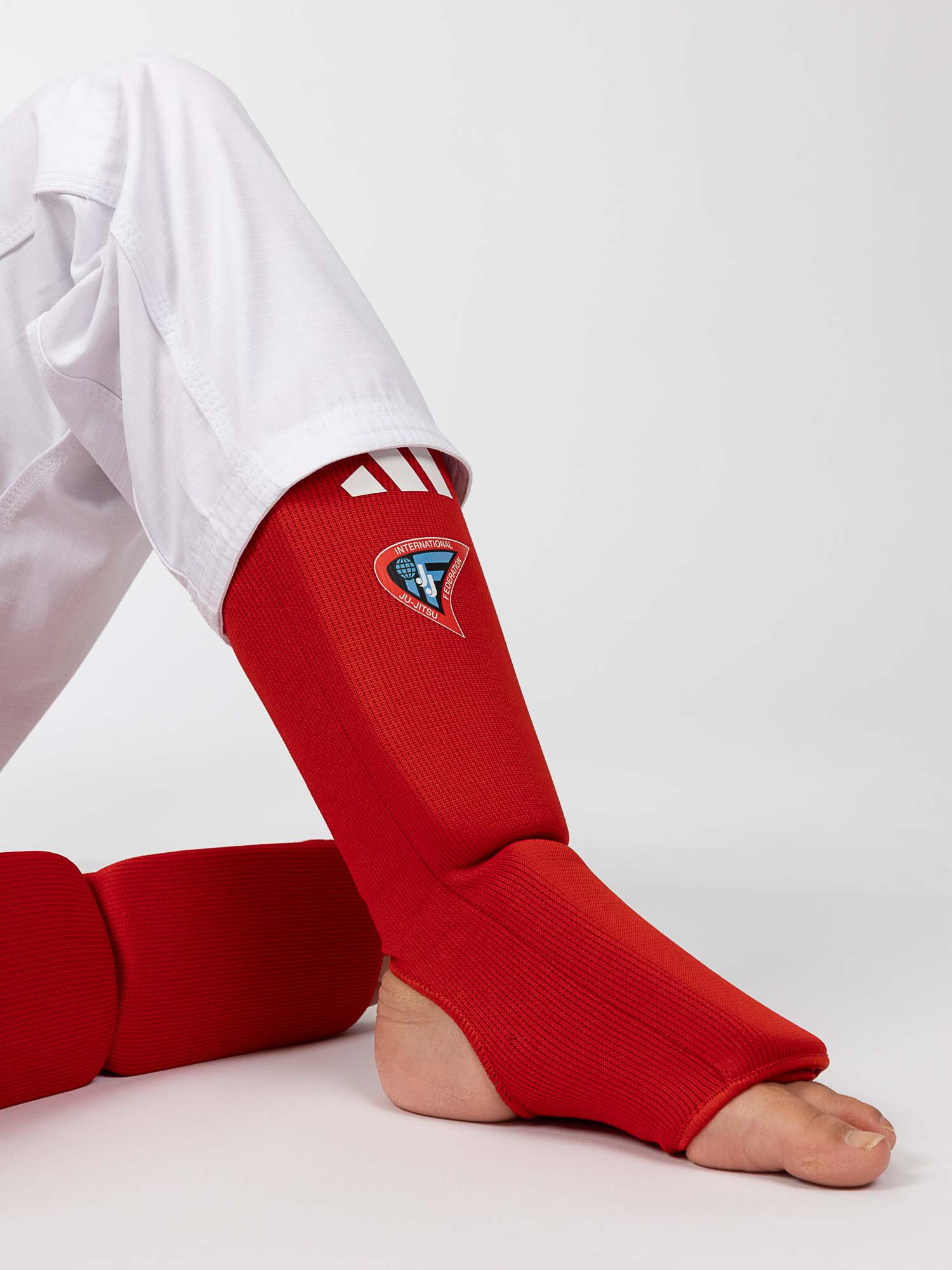 Judo-Kompression, Rotes Beinsleefer, Sports-Padding, Knie-/Sprunggelenkbandage, Uniform-Zubehör