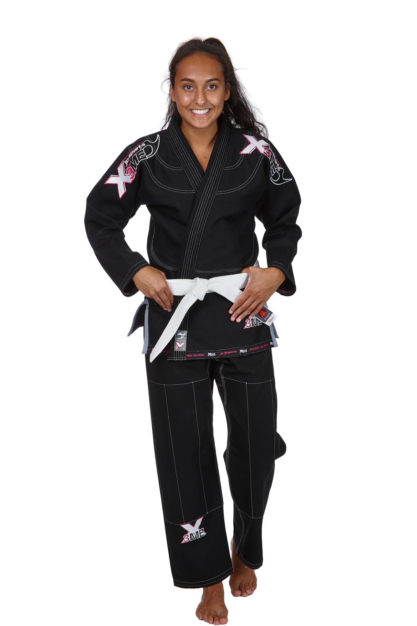 9261000-Ju-Sports-BJJ-Gi-Lady-black-pink Amazona BJJ-Gi EXTREME 2.0 black/pink