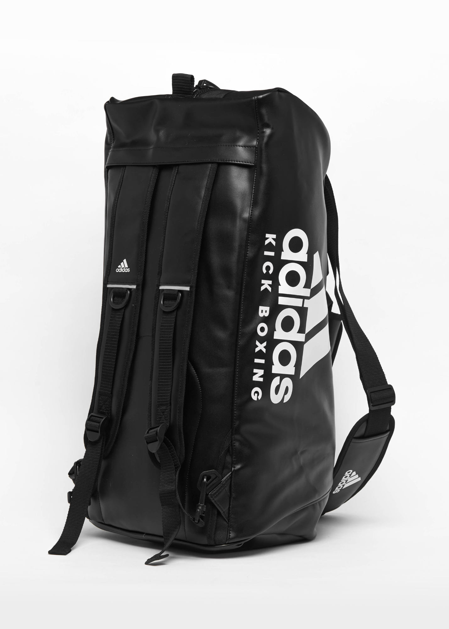 adiACC051-2IN1-BAG-BLACK-WHITE-SIDE-03-KICK-BOXINGVsS5z94oCEBxf adidas 2in1 Bag "Kickboxing" black/white PU, adiACC051KB
