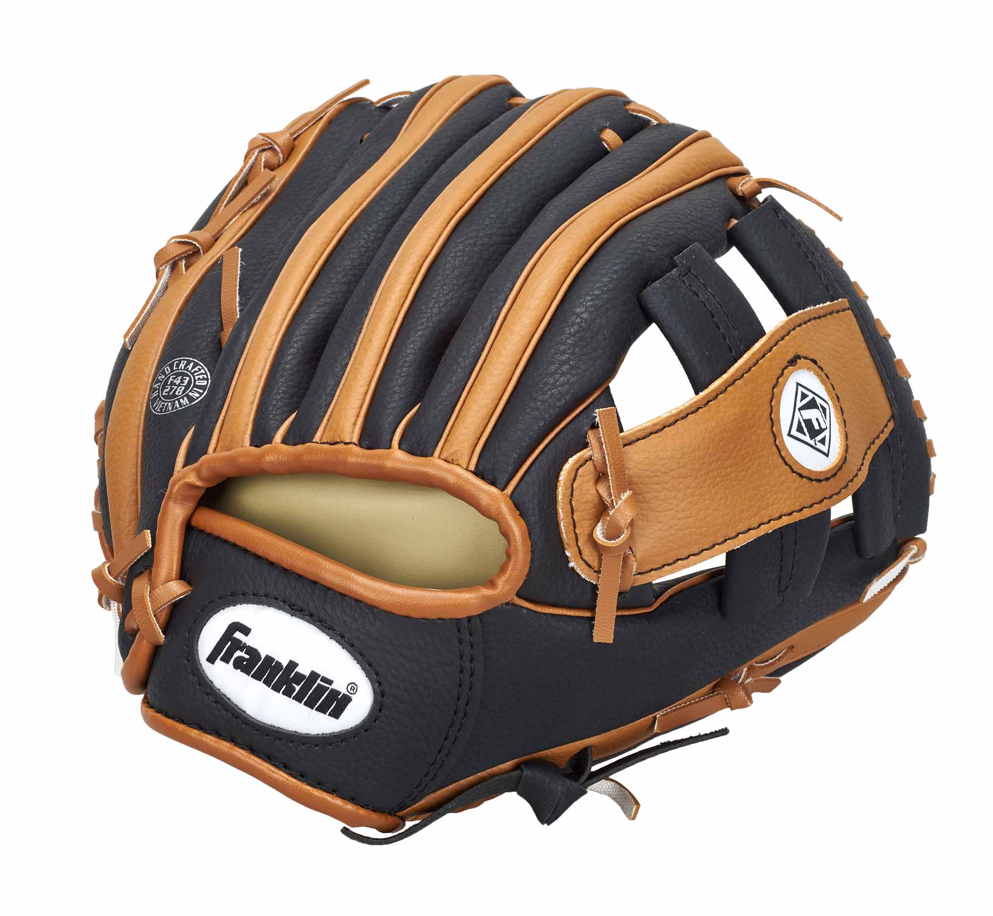 Franklin Teeball Fielding Glove - RTP Performance mit Ball, 9,5" L (Lefty)