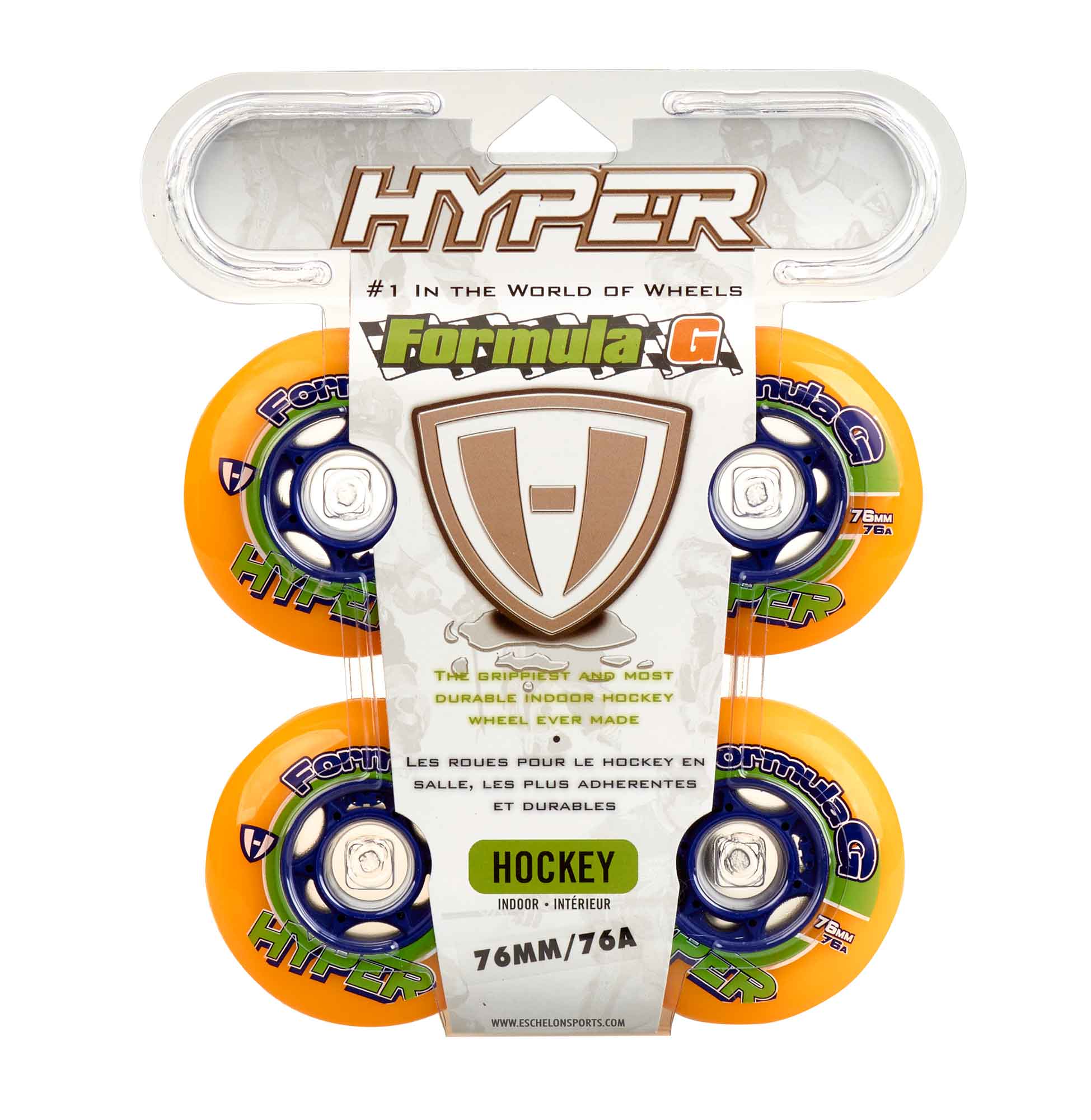 Hyper Indoor-Rollen für Inlineskates Formula G Era, 76A