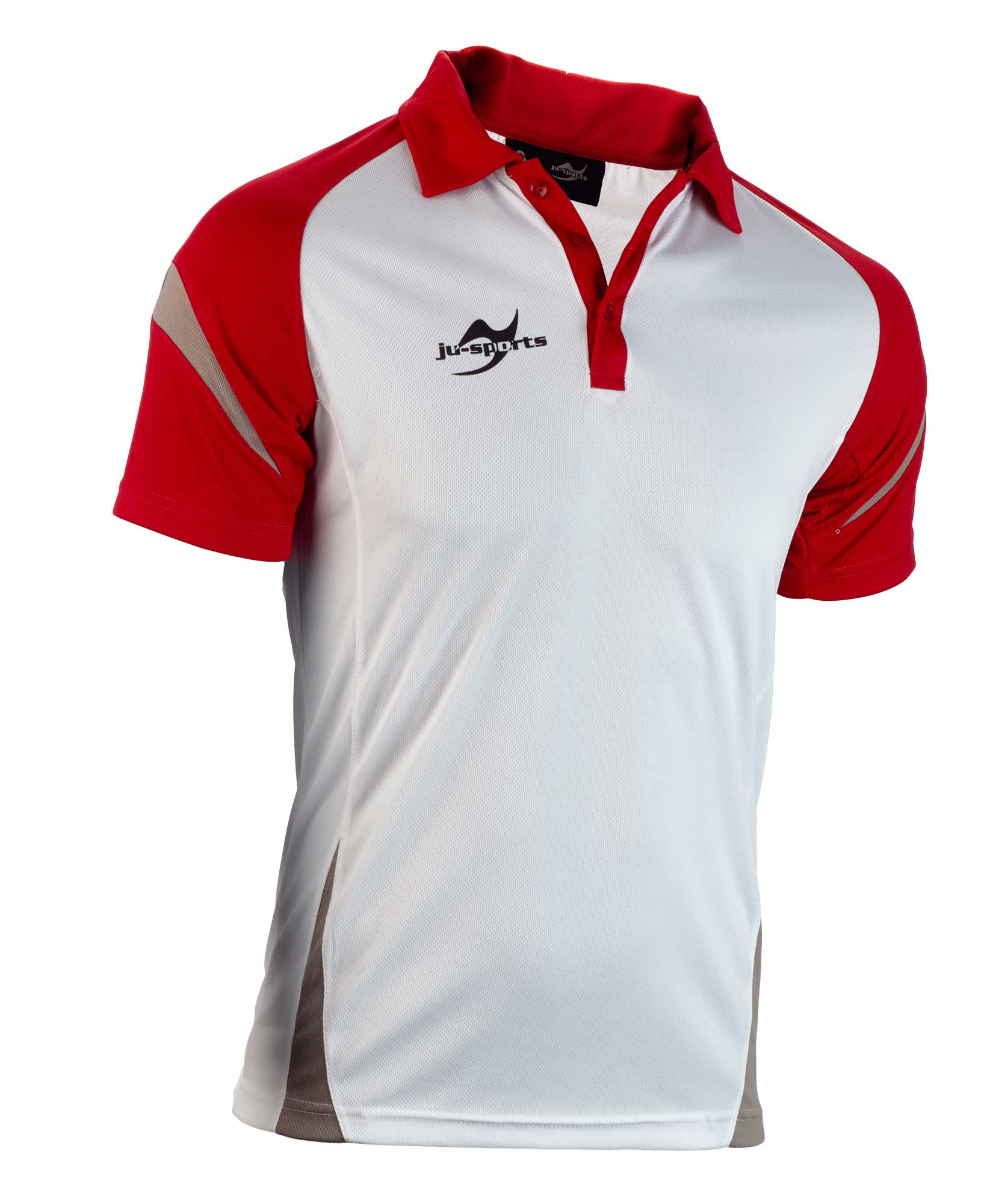 Teamwear Element C2 Polo weiß/rot