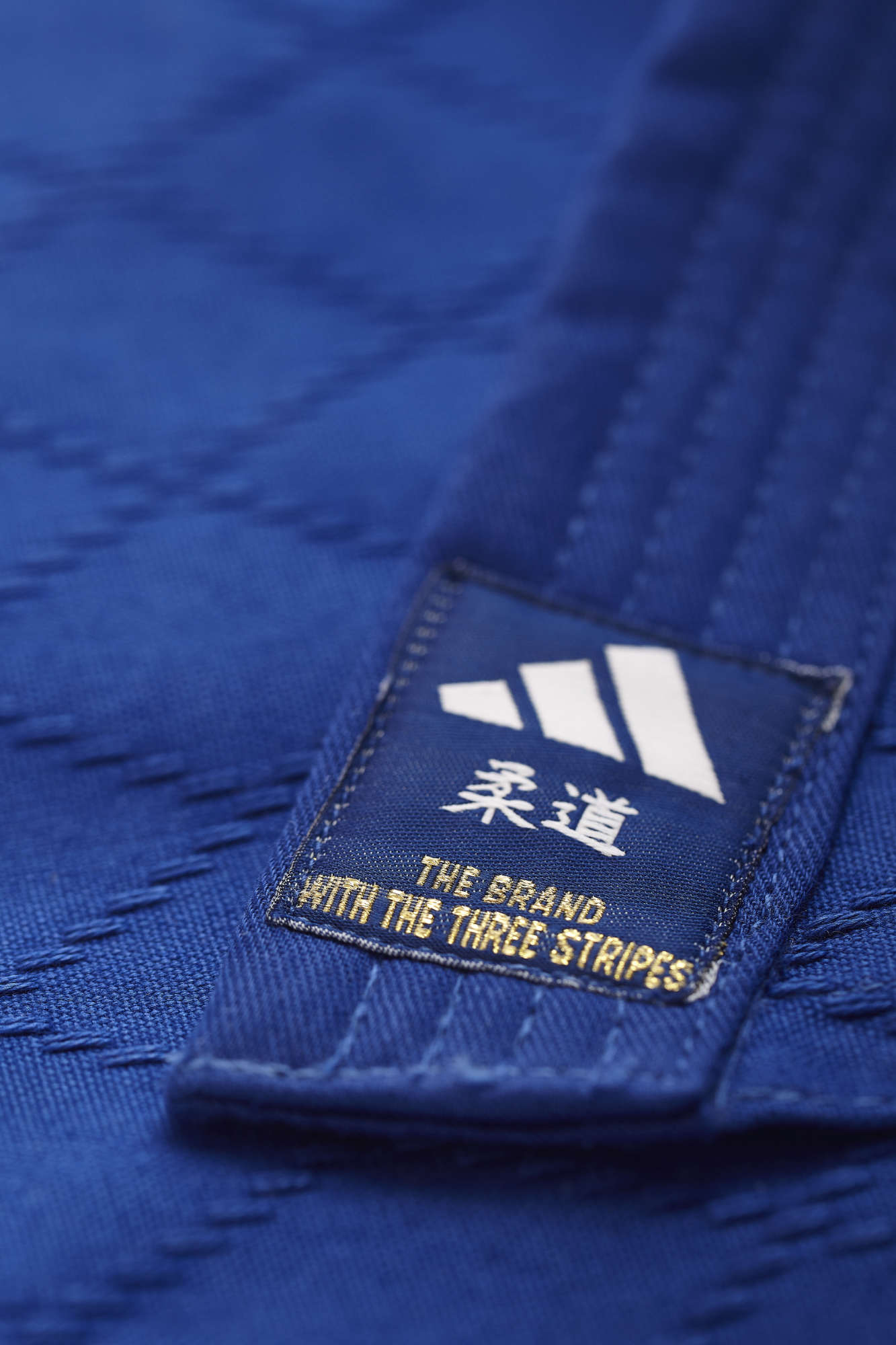 adidas-JudoGi-Club-J350BP-blue-2023-D4630 adidas Judo-Anzug Club blau/weiße Streifen, J350B