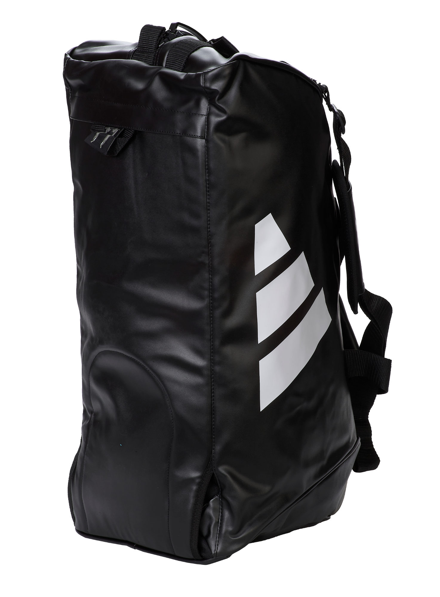 adiACC051NL-2-in-1-Bag-black_white-0218 adidas 2in1 Bag Combat Sports black/white PU, adiACC051