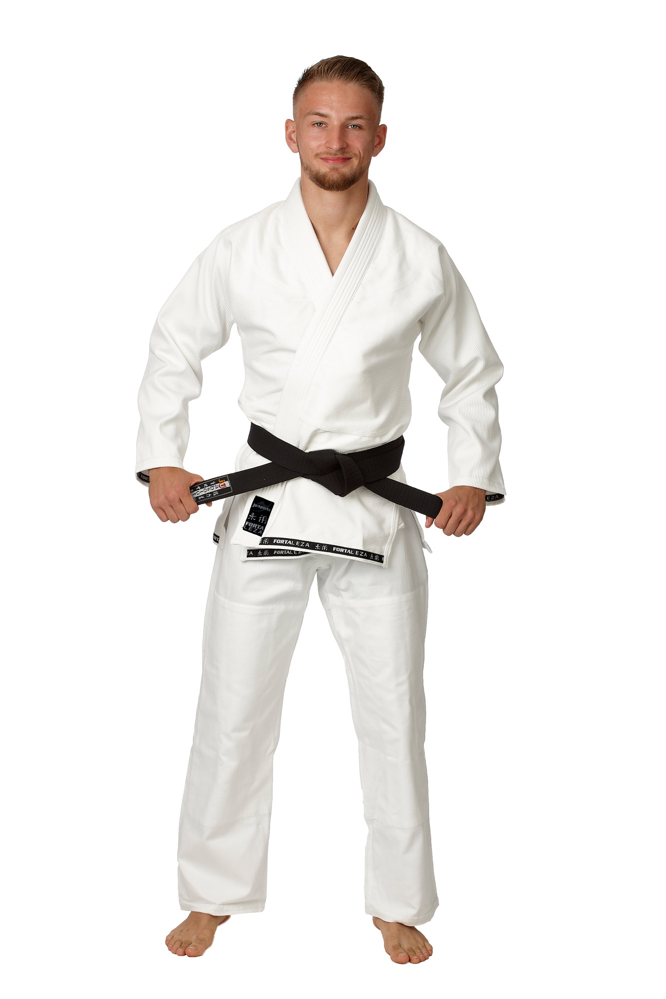 FloPommert-Fortaleza-New-2034jYWkg88UTKeg BJJ Anzug Set Jacke und Hose Fortaleza Pro weiß