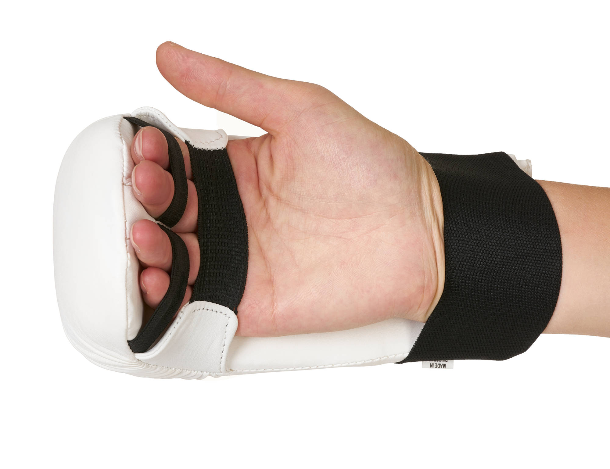 6202200-Karate-Handschutz-weiss-0235 Karate Handschutz weiß
