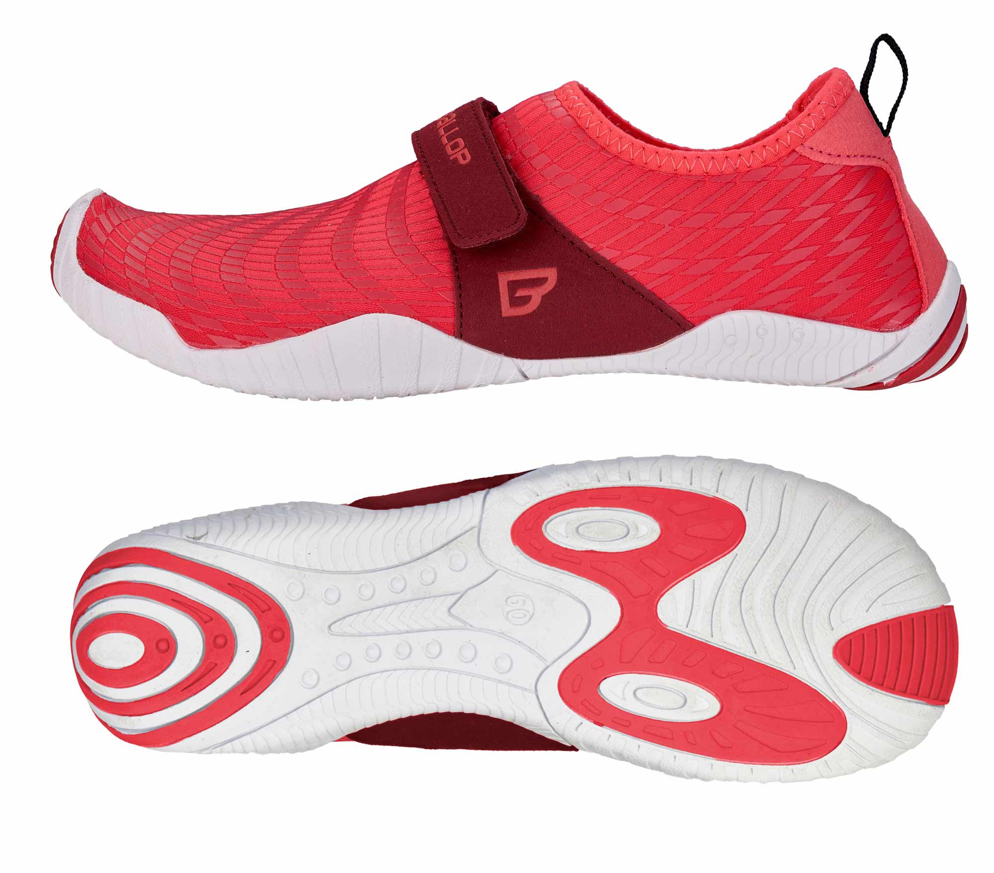 Turnschuh, Sneaker, Rot, Gummi-Sohle, Strap-Schuh, Turnschuh, Sneaker, Rot, Strap-Schuh, Gummisohle