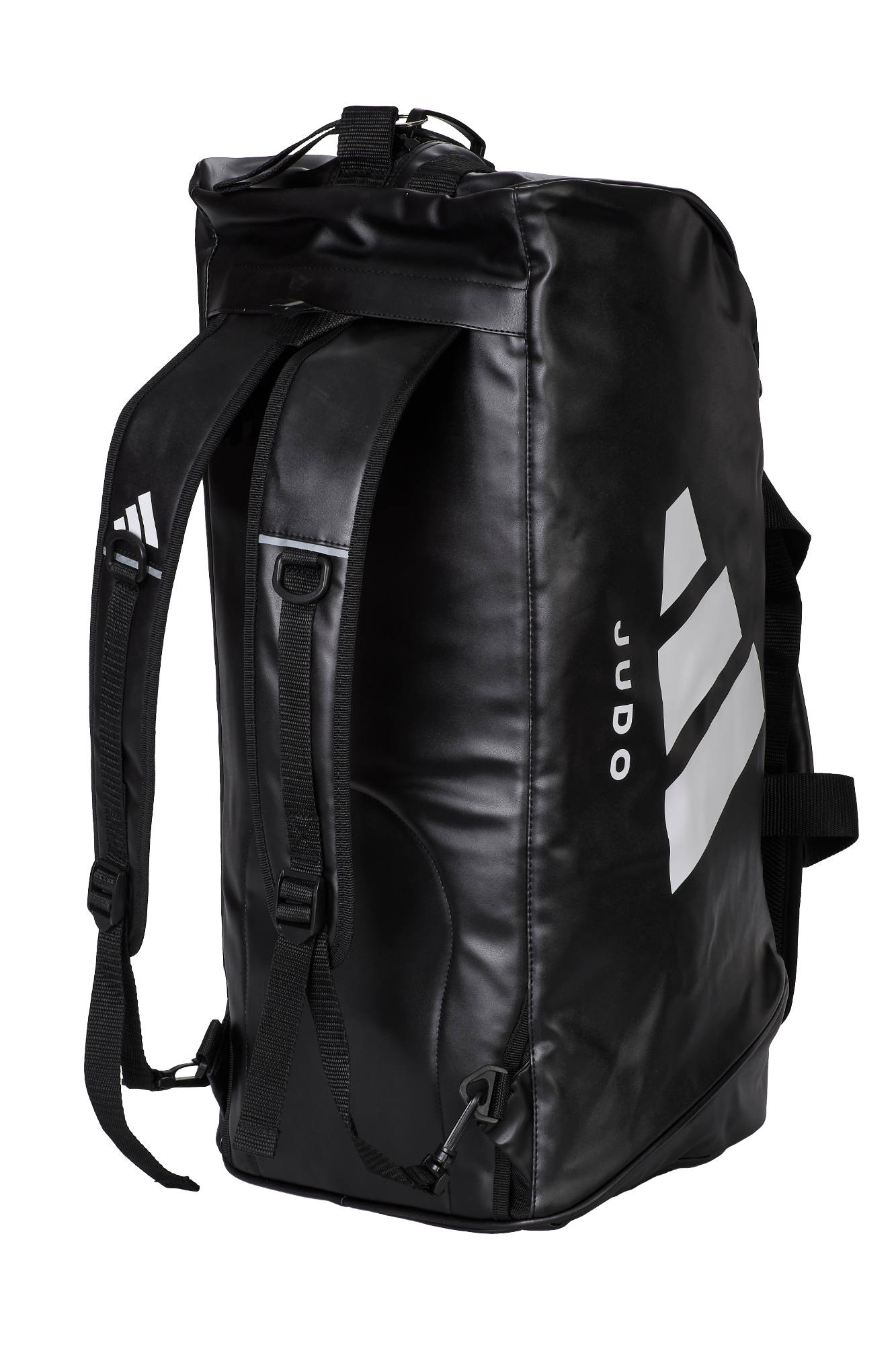 adiACC051J-2-in-1-Bag-black_white-0183 adidas 2in1 Bag "Judo" black/white PU L, adiACC051J