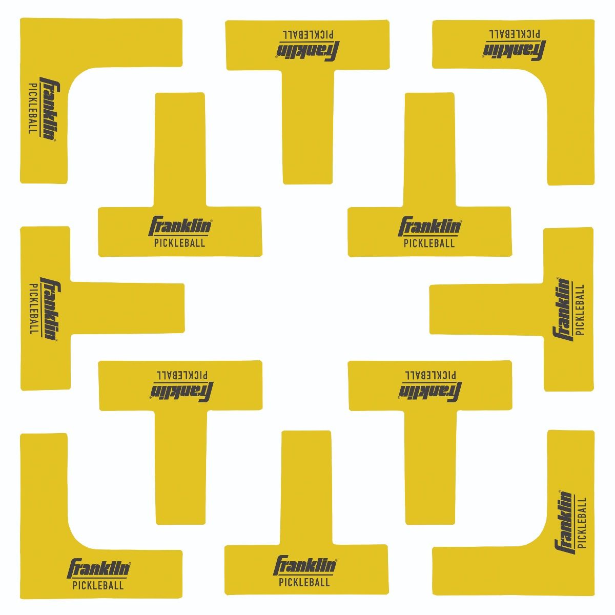52853p3-phase3-main Franklin Pickleball Court Marker Gelb