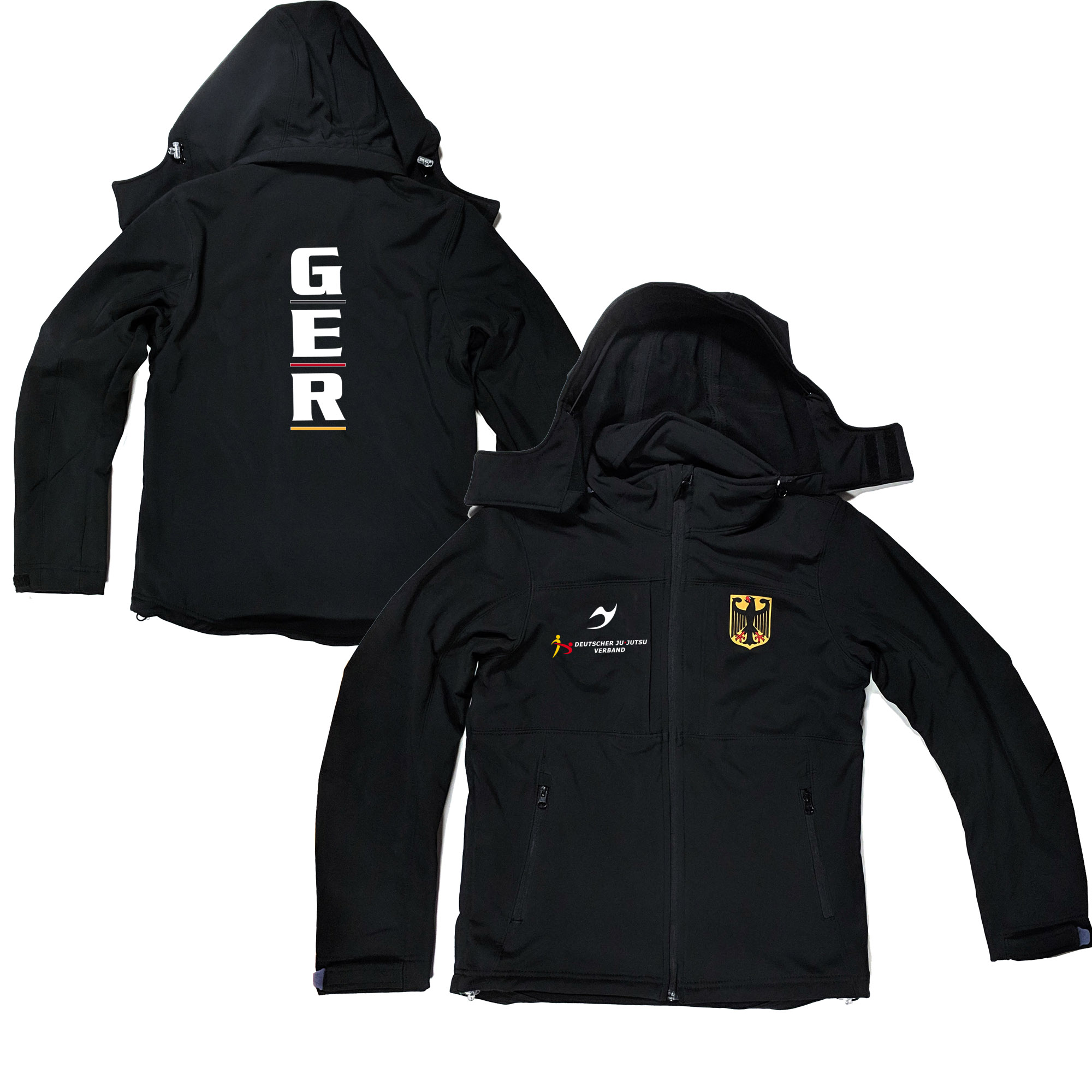 Bundeskader Softshell-Jacke Herren incl. Adler und GER
