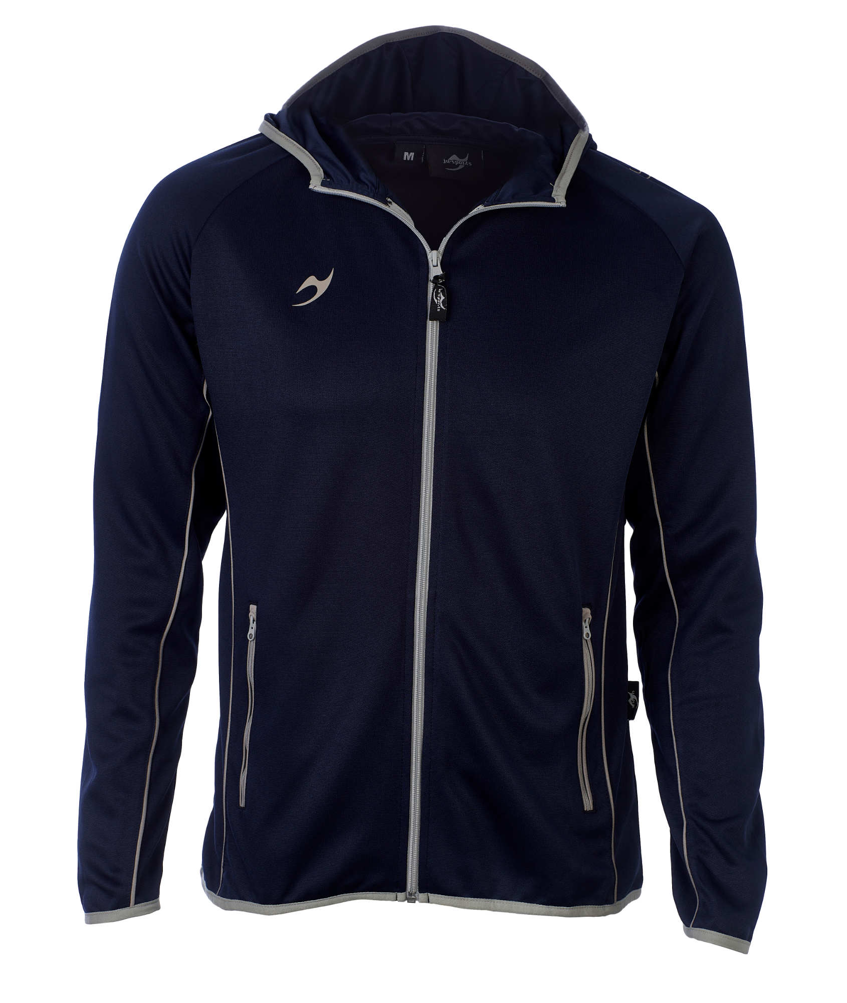 Teamwear-Jacke-blau_grau-0268 Teamwear C3 Hooded Team Jacket midnight blue