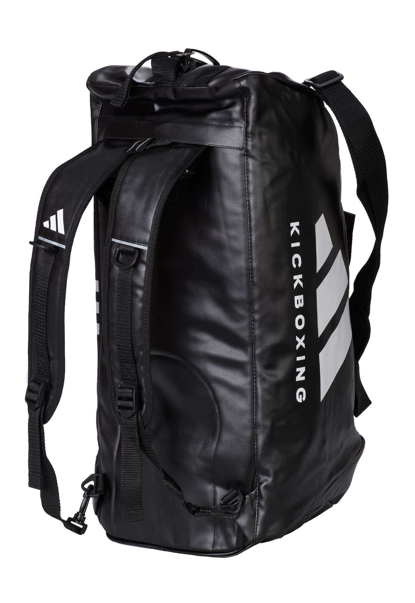 adidas 2in1 Bag Kickboxing black/white PU, adiACC051KB