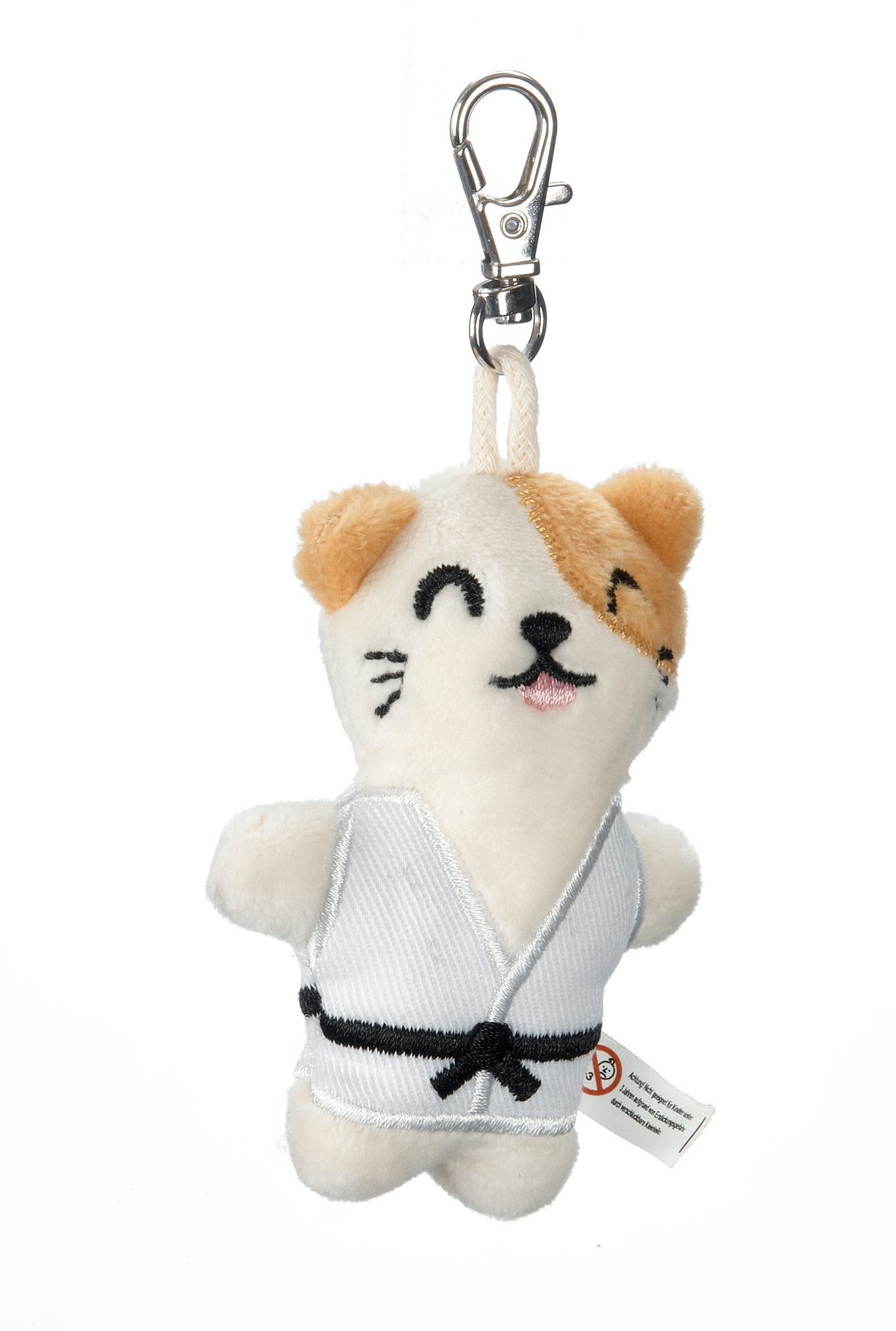 Plüschtier (flach) Schlüsselanhänger, ca. 7 cm