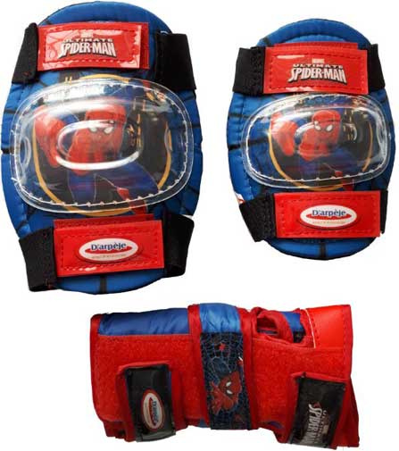 Skater Kinder Schutzausrüstung Set Spiderman 520