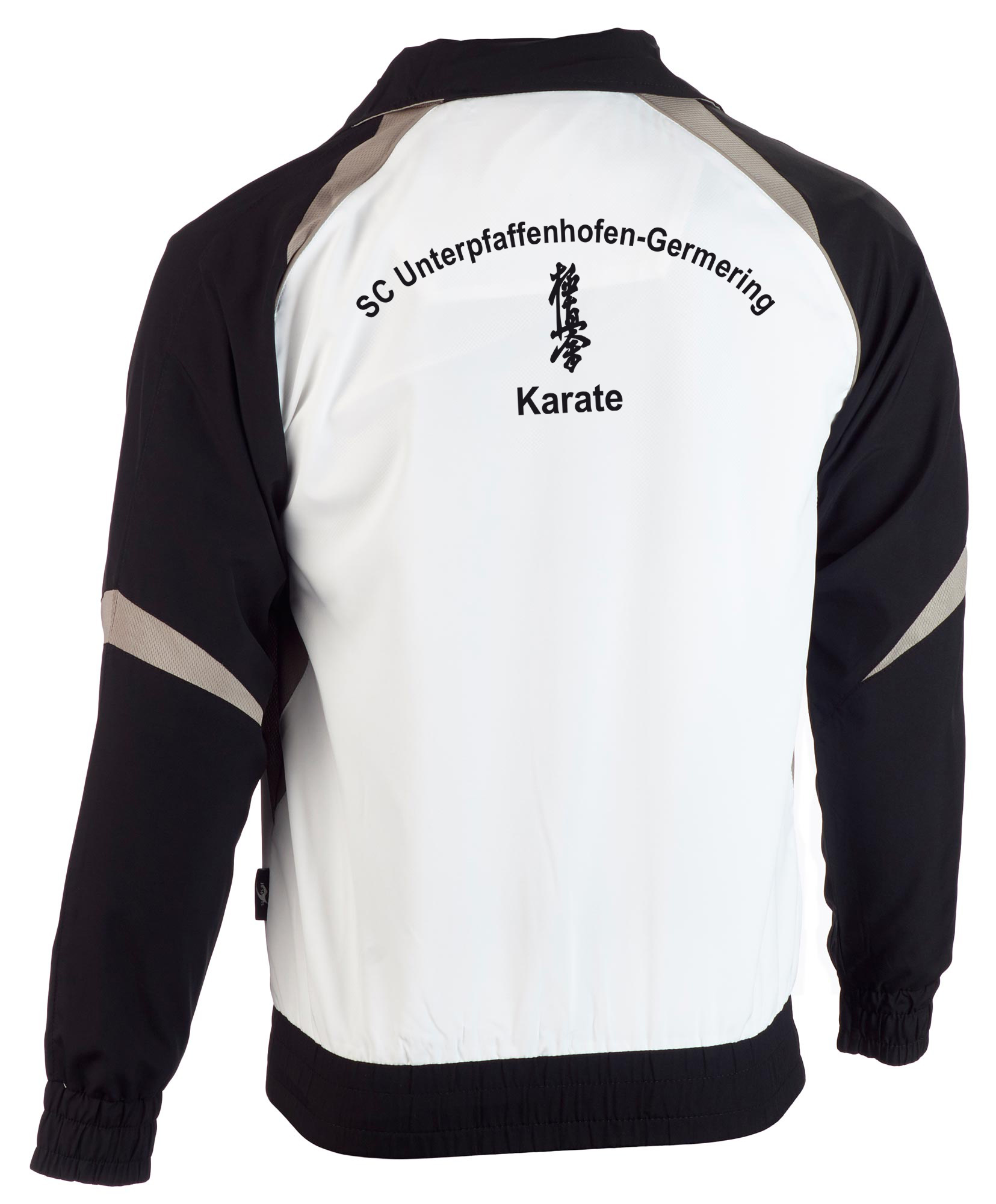 Element_C2_Jacke_weiss_back_Karate Teamwear Element C2 Jacke weiß/schwarz SCUG Karate