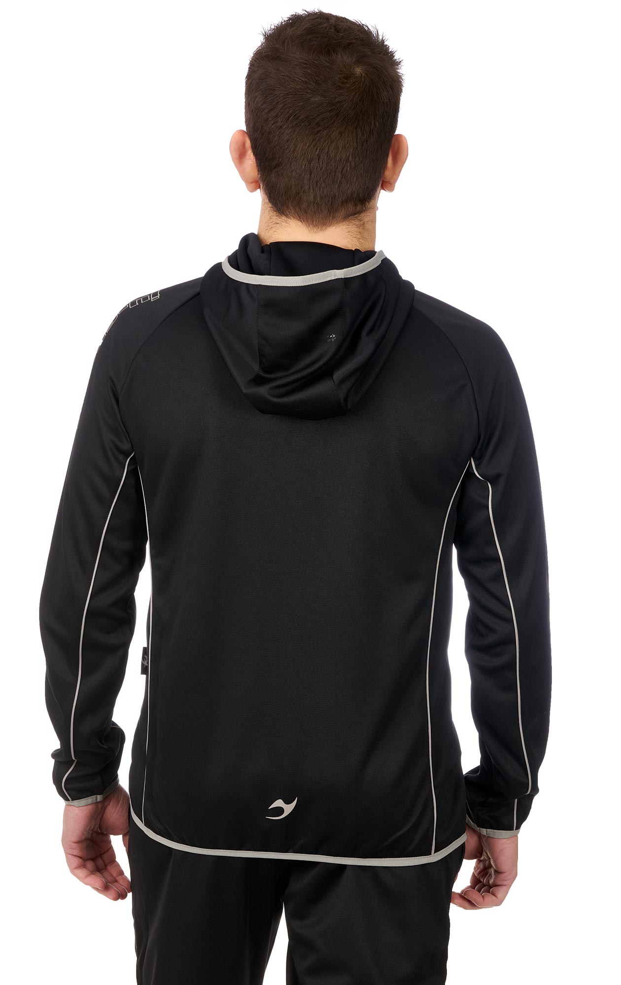 1127400-C3-Hooded-Team-Jacket-black-Model-0121 Teamwear C3 Hooded Team Jacket schwarz