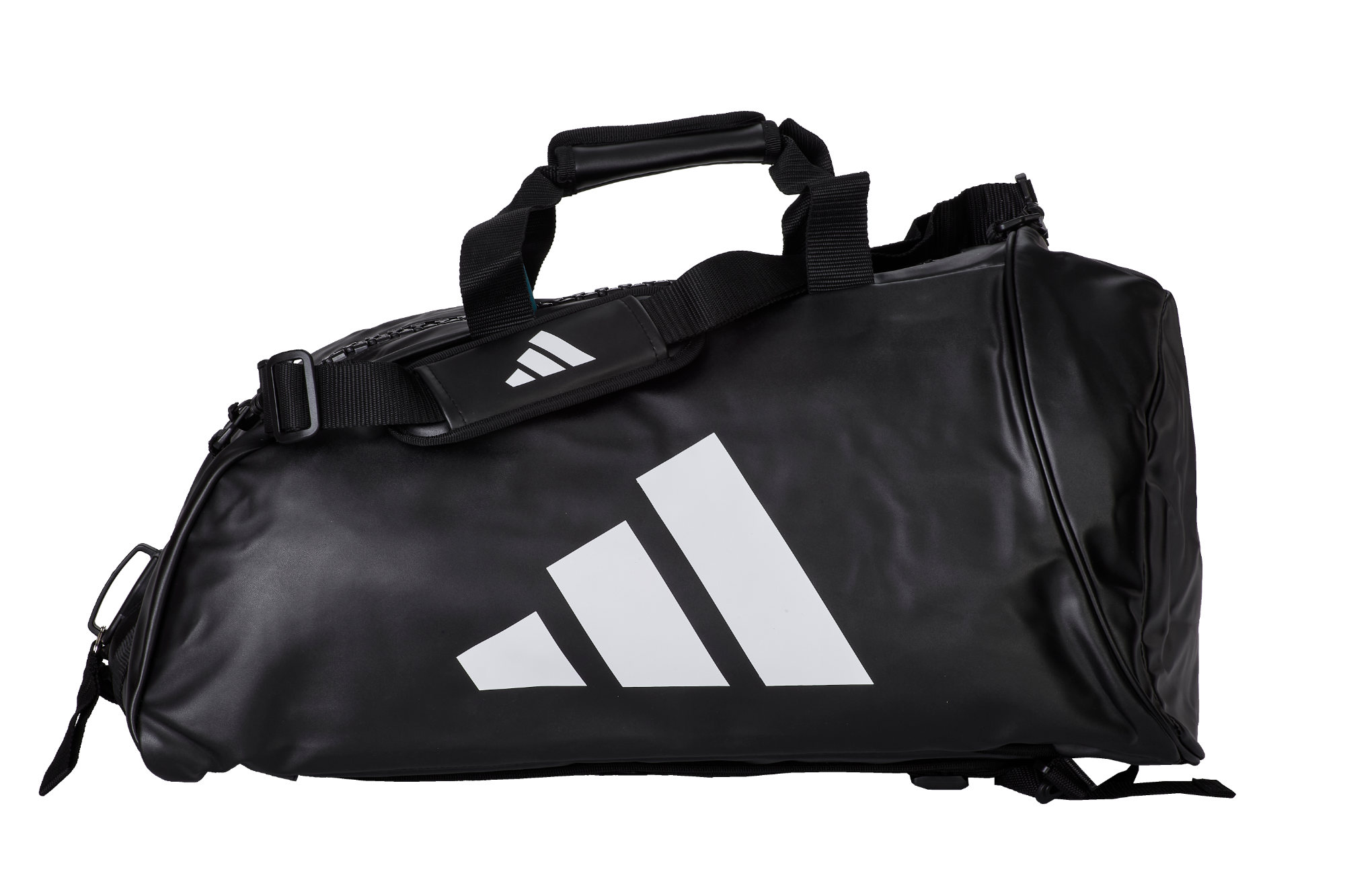 adiACC051NL-2-in-1-Bag-black_white-0002 adidas 2in1 Bag Combat Sports black/white PU, adiACC051
