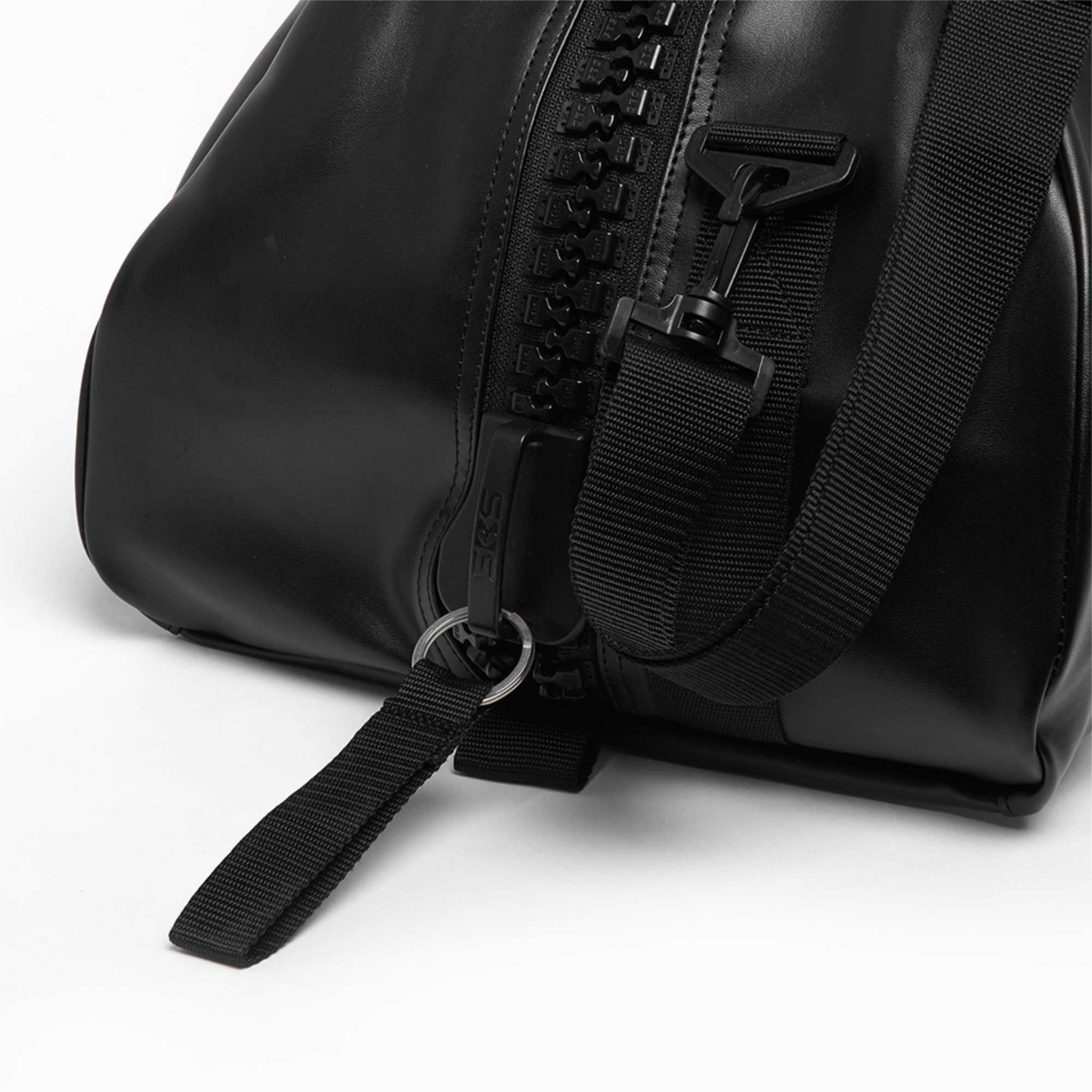 adiACC051-2IN1-BAG-BLACK-WHITE-CLOSE-UP-04kXGXJyHtQMVrm adidas 2in1 Bag "Kickboxing" black/white PU, adiACC051KB