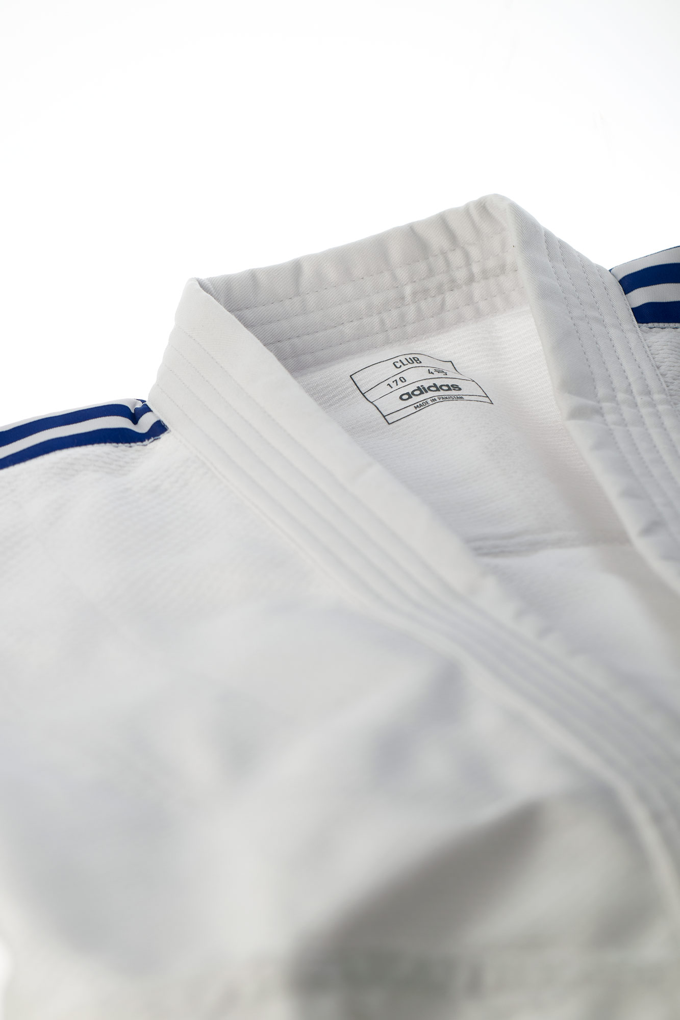 adidas-J350P_WB-Judo-uniform-white_blue-D1306 adidas Judo-Anzug Club weiß/blaue Streifen, J350