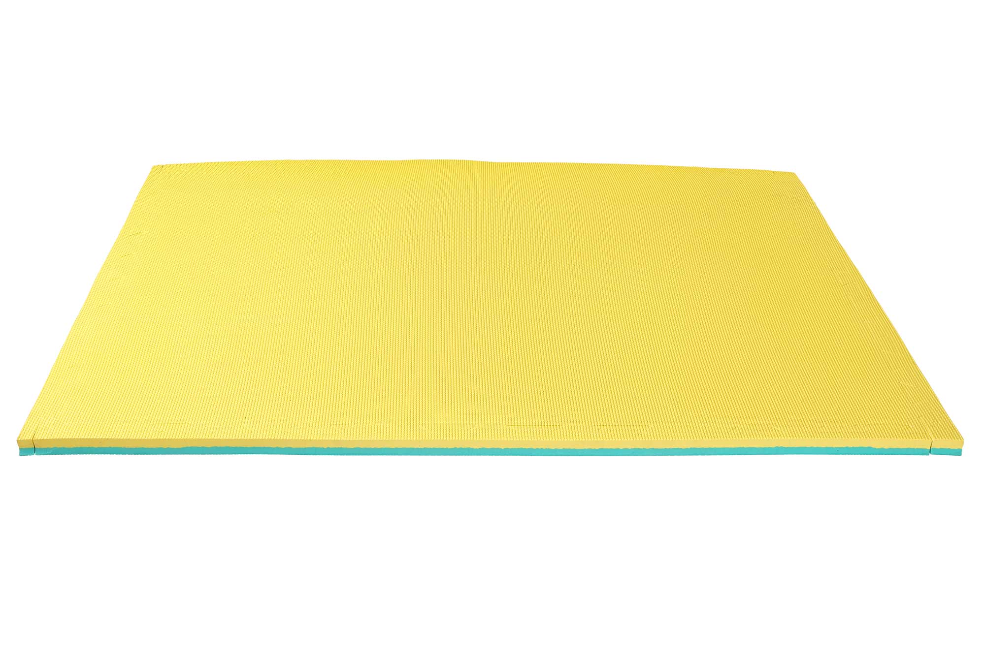 Puzzlematte-2cm-Grappling-green_yellow-3300014-9 Puzzlematte Pro Grappling 2 cm Crosstexture gelb/grün Wendematte