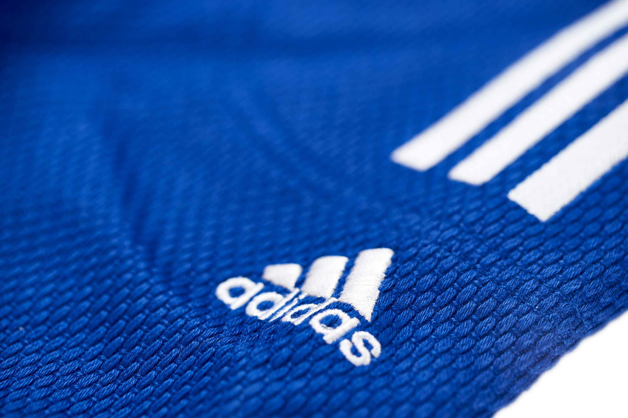 adidas-JudoGi-ChampionII-IJF-slimfit-blue-8 adidas Judoanzug CHAMPION II IJF slim cut, blau/weiße Streifen, JIJFBS