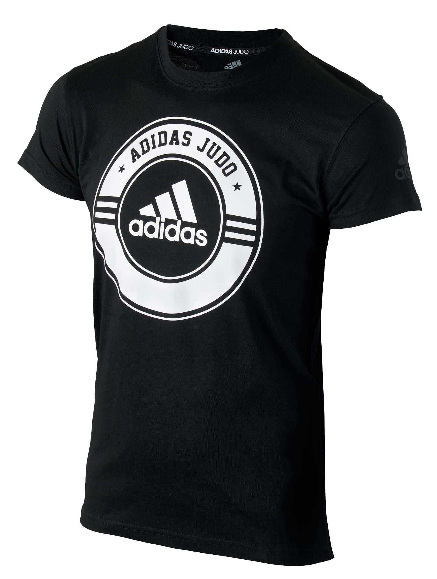 adidas Judo Community Line Shirt "Circle" black/white, adicsts01J
