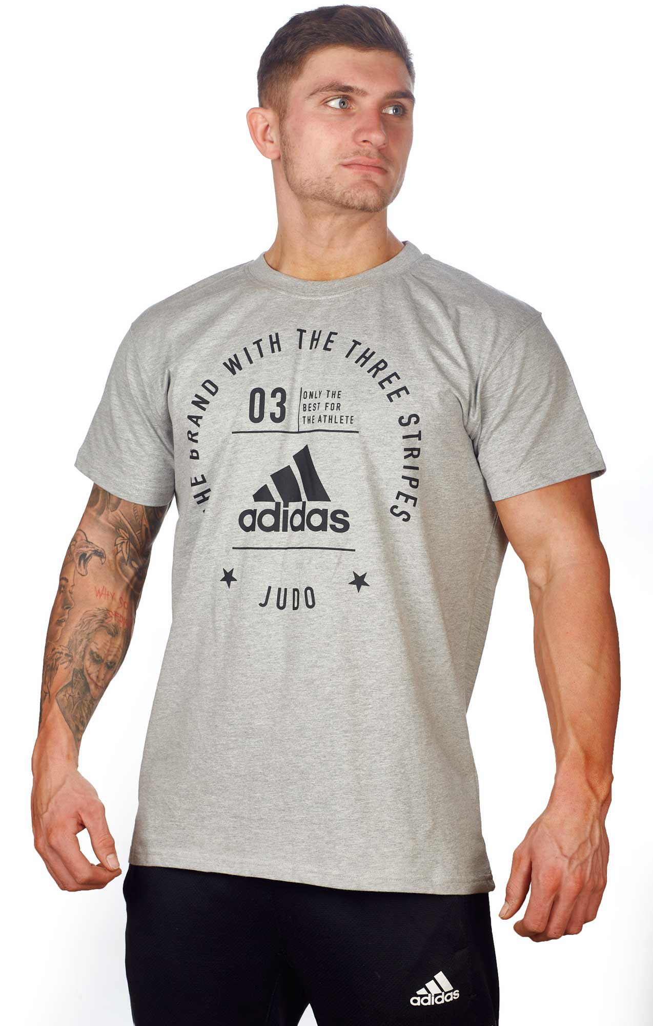 adidas Community Tee Judo Pro grey/black, adiCL01J