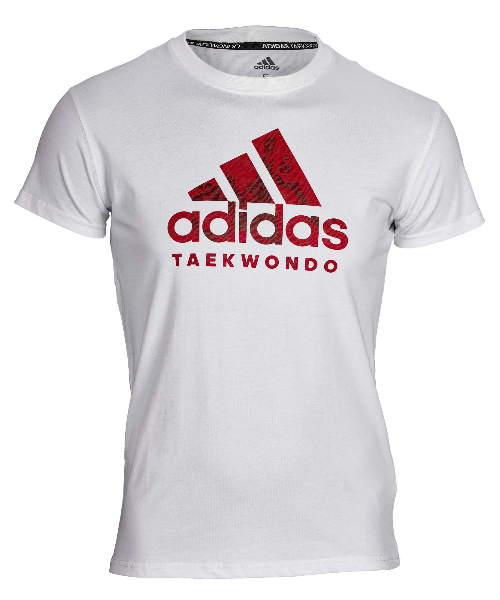 adiCLTS20T-Badge-of-Sport-T-Shirt-white_red-1606 adidas Badge of Sport T-Shirt Taekwondo weiß, adiCLTS20T