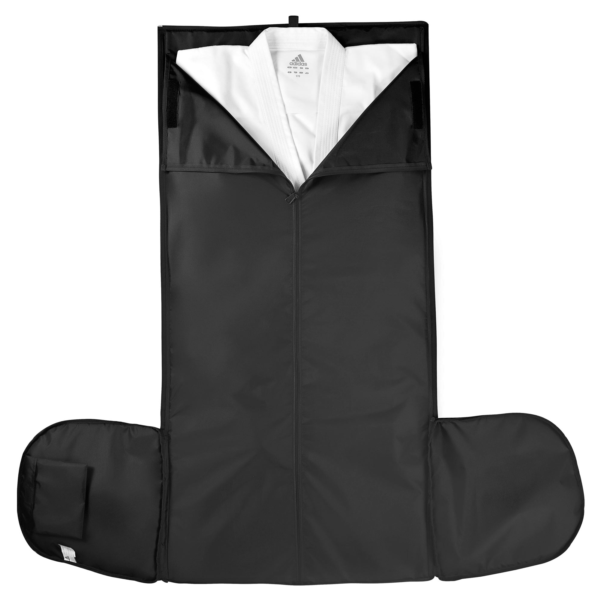 adiACC200J-Uniform-Bag-Black_White-05 adidas 2in1 Bag Judo black/cyan M, ADIACC200J