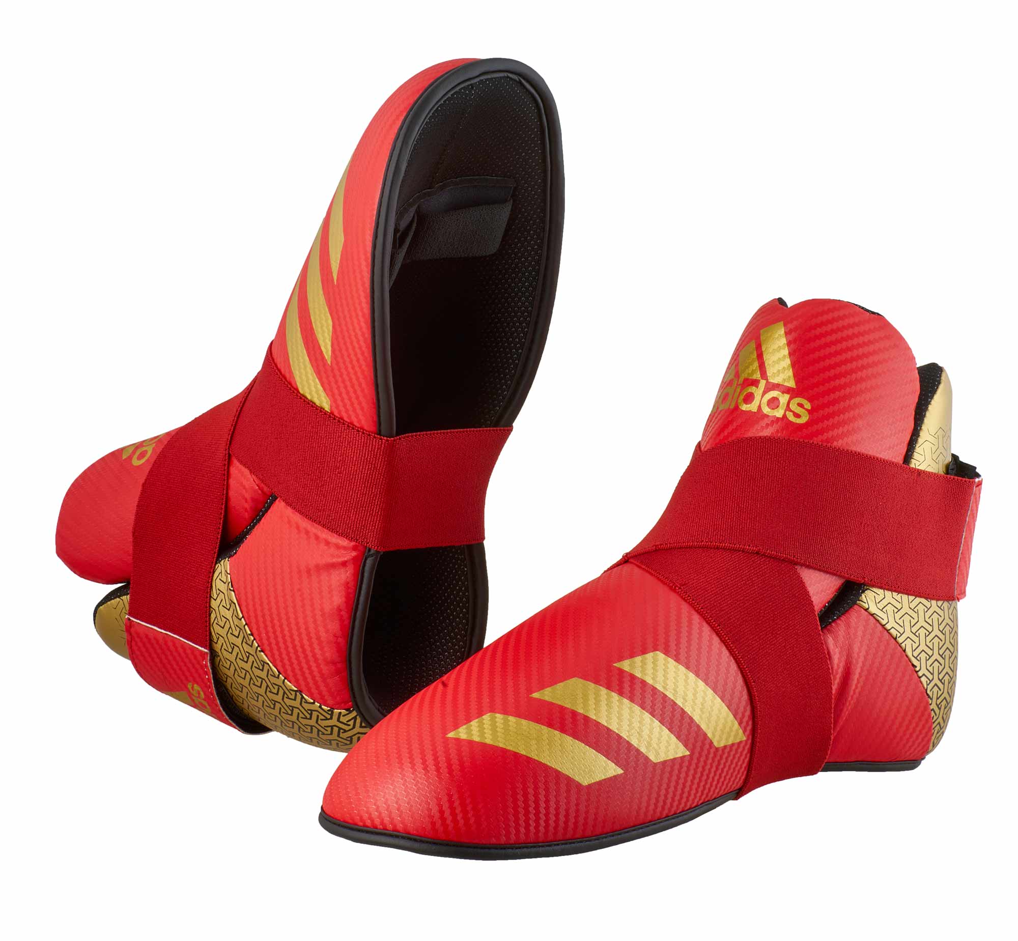 adiKBB300HD-red-0012 adidas ITF-Taekwondo Pro Fußschutz red/gold, adiKBB300HD
