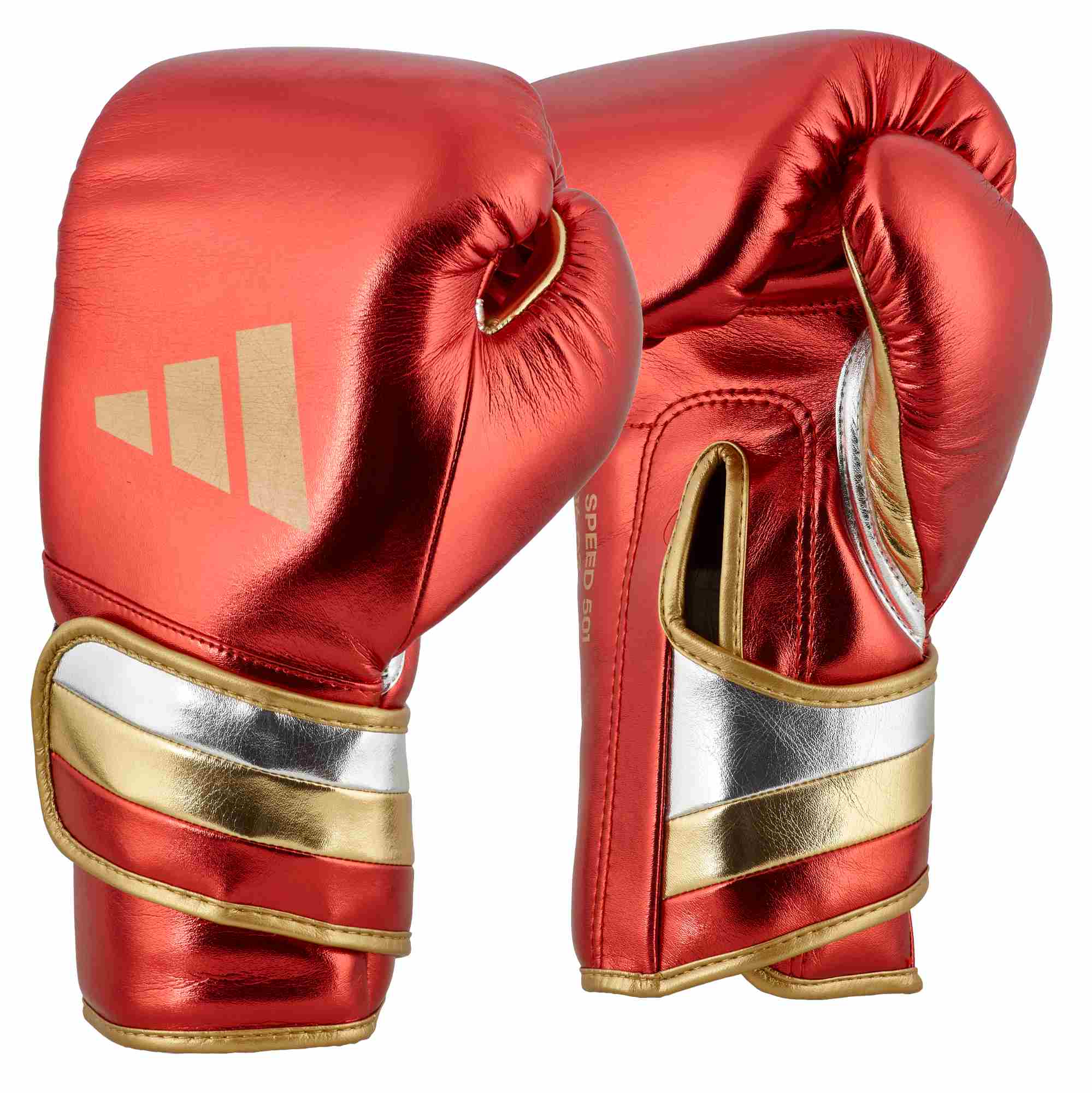 adidas Boxhandschuhe Speed 500 red/gold Microfibre, ADISBG501