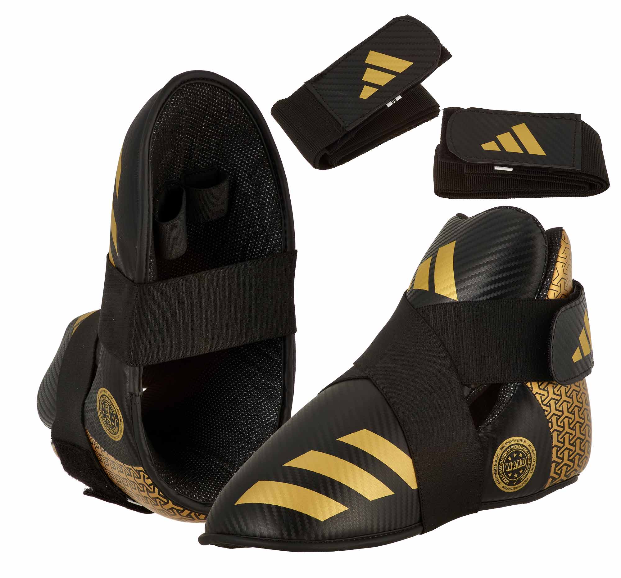 adidas Pro Kickboxing Fußschutz black/gold, adiKBB300HD adidas Pro Kickboxing Fußschutz black/gold, adiKBB300HD