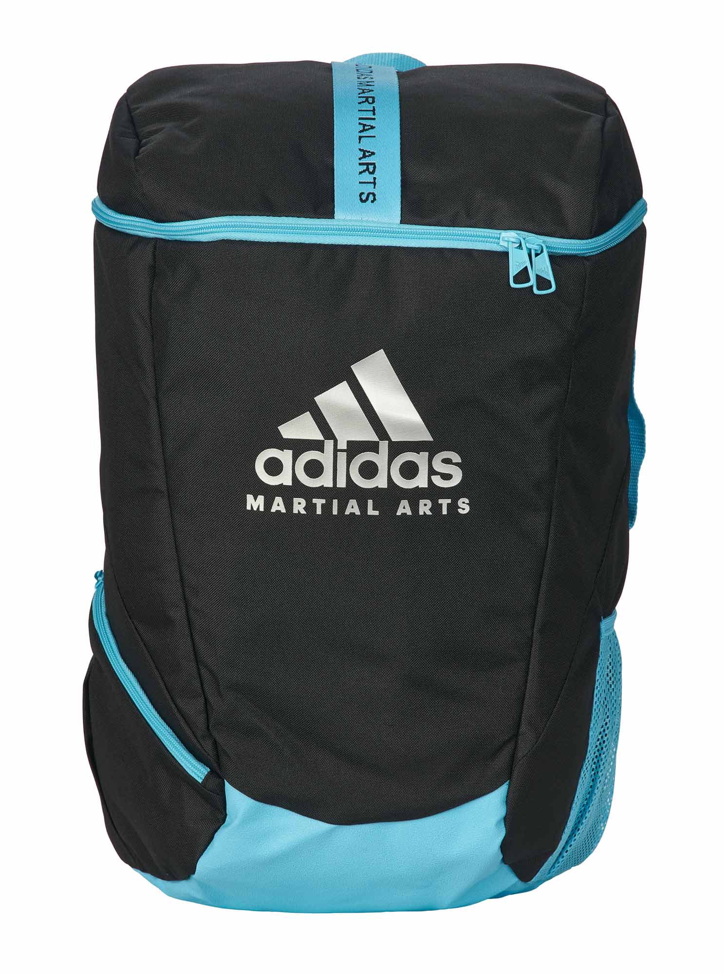 adiACC090MA-Sport-BackBack-black_cyanb-1056 adidas Sport Rucksack Martial Arts black/bright cyan, adiACC090MA