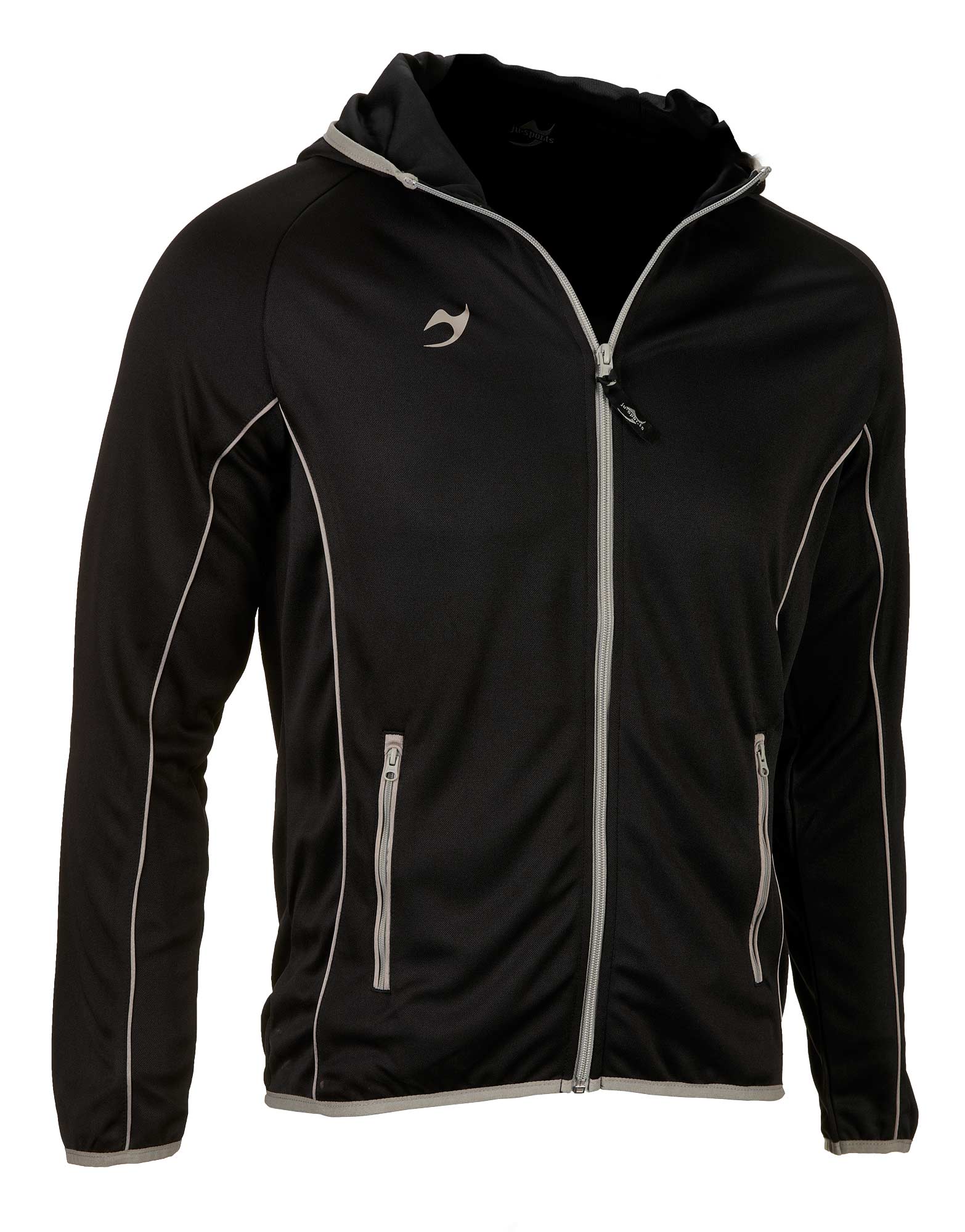 Teamwear C3 Hooded Team Jacket schwarz