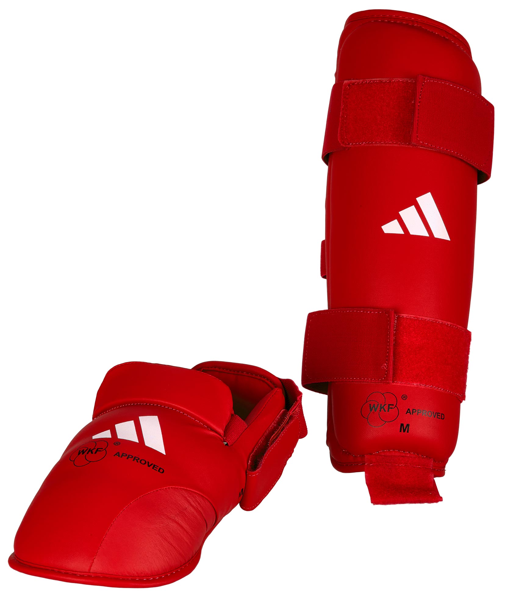 adidas Schien- & Spannschutz WKF approved rot, 661.35 adidas Schien- & Spannschutz WKF approved rot, 661.35