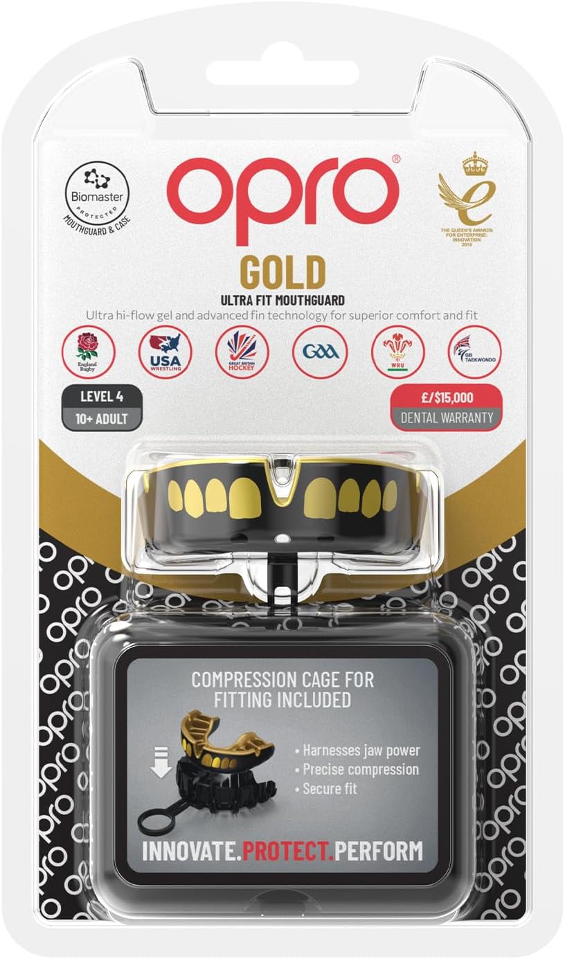 OPRO Zahnschutz Gold Grillz black/gold Senior GEN5