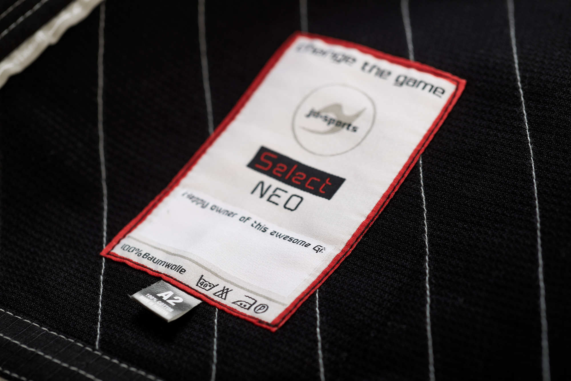 9276000-Select-Neo-Jacke-schwarz-D1145 BJJ Anzug Set Jacke und Hose Select Neo schwarz