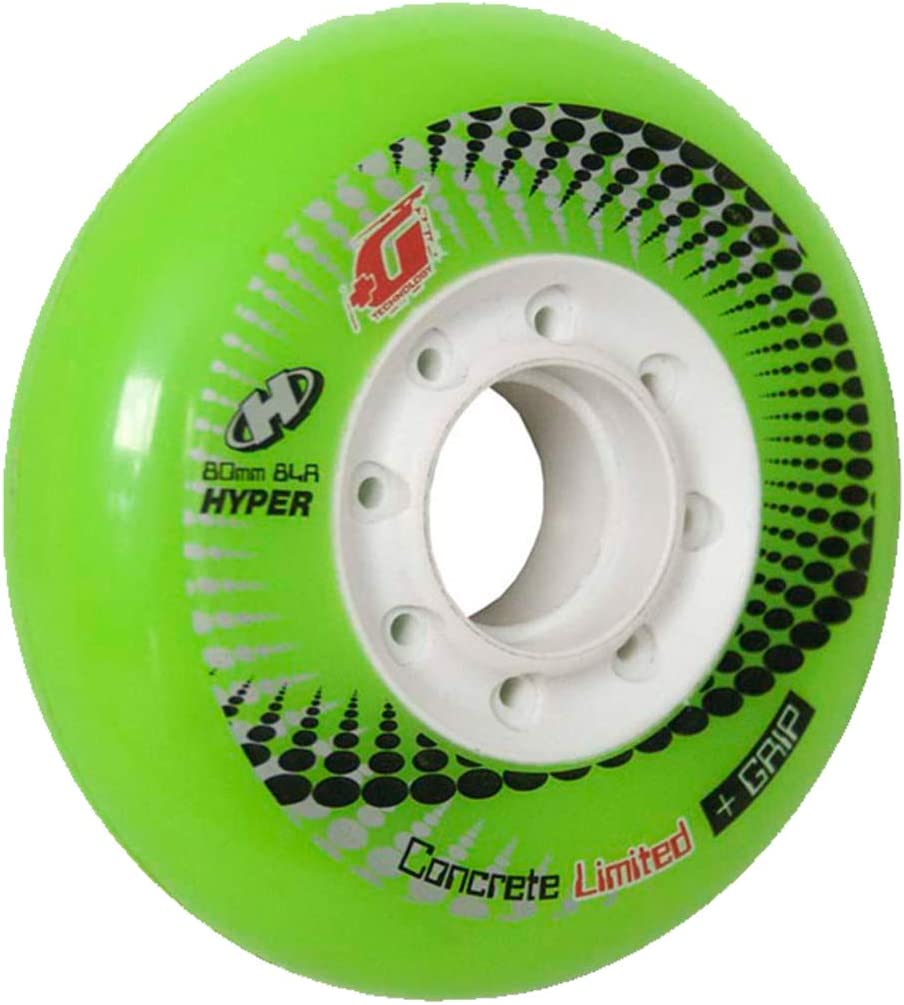 Hyper Outdoor-Rollen für Inlineskates CONCRETE SL, 84A, 76 mm