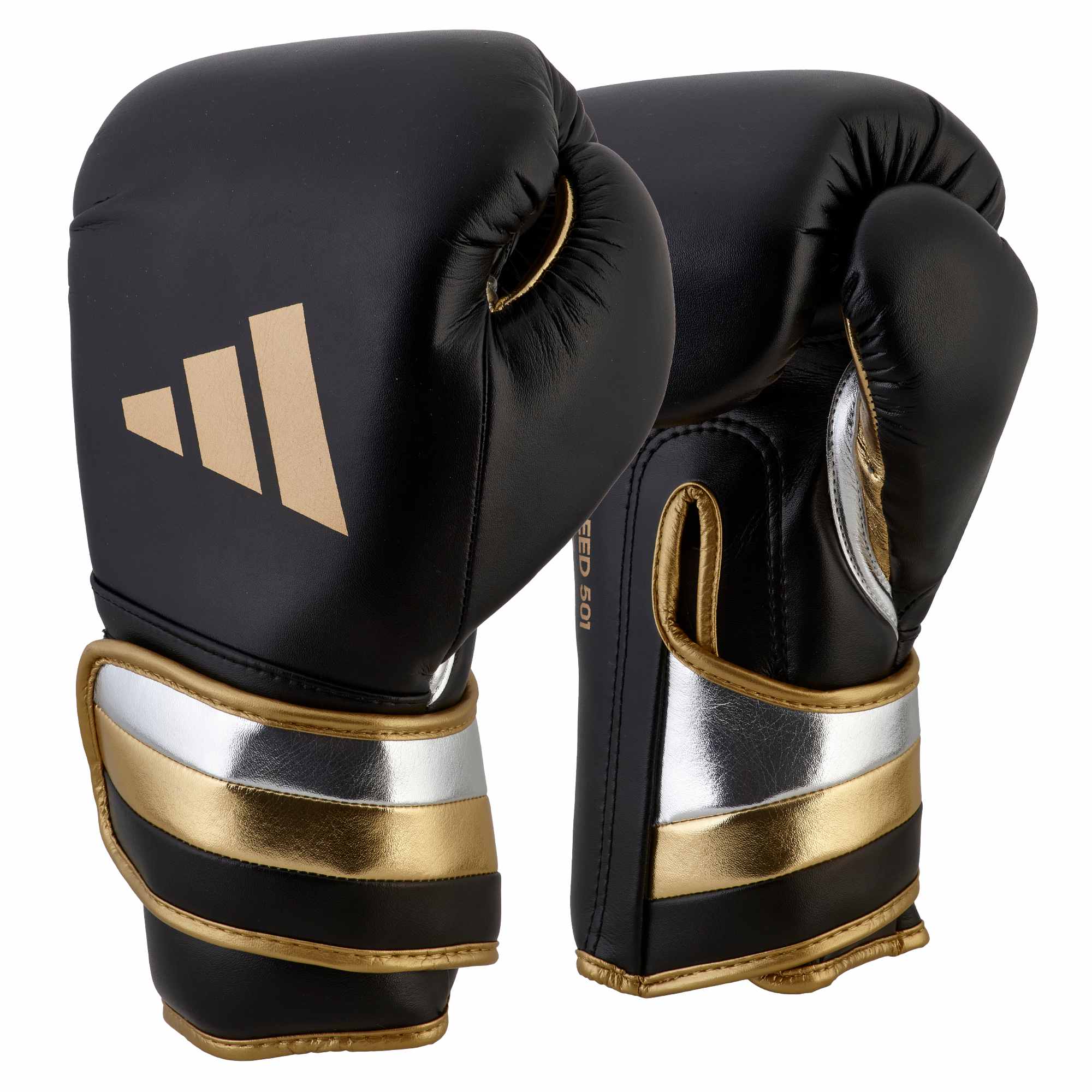 adiSBG501-23-black_gold-FW23-Speed-501-Velcro-02 adidas Boxhandschuhe Speed 500 black/gold Microfibre, ADISBG501