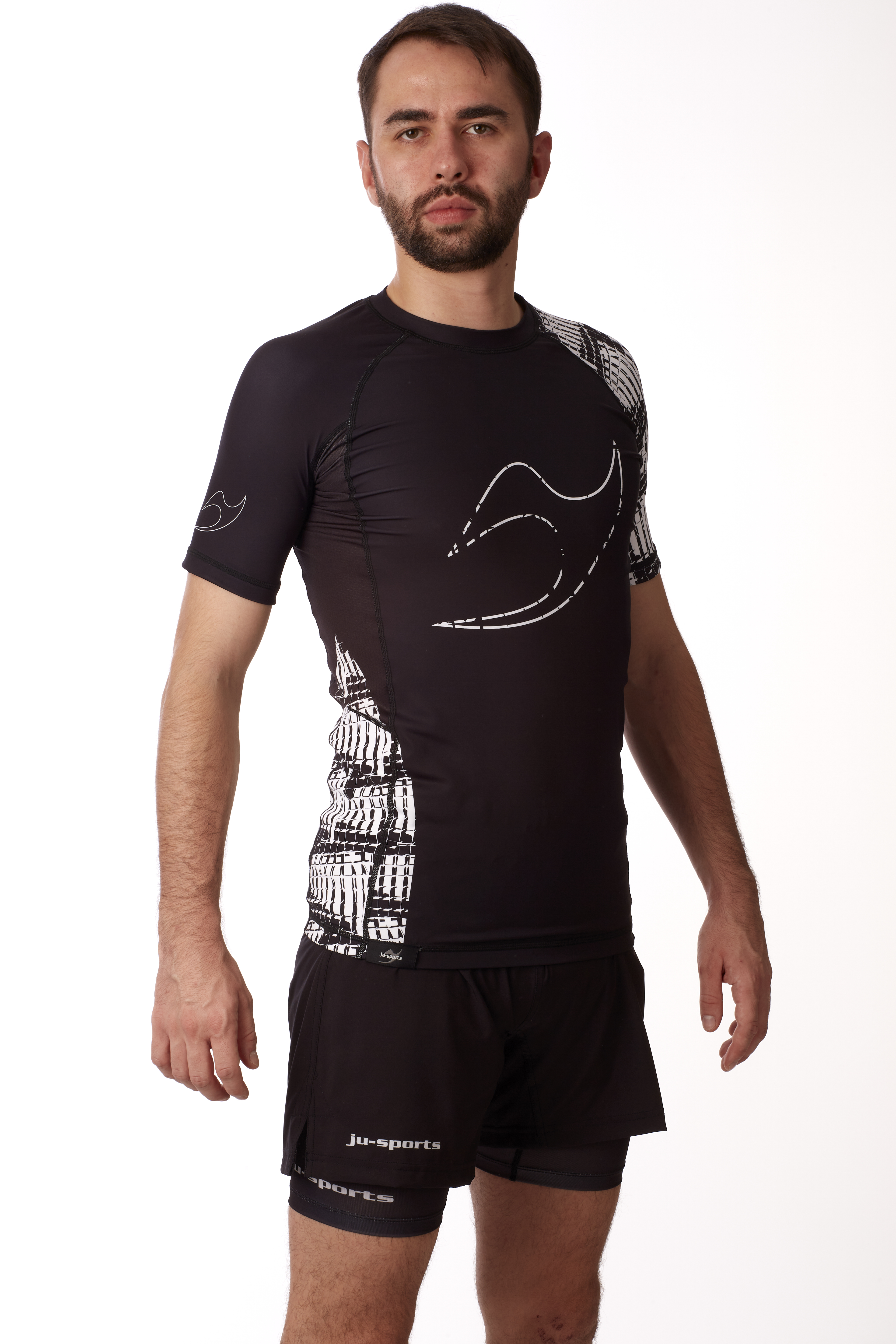 Rank Rashguard RV2 kurzarm schwarz
