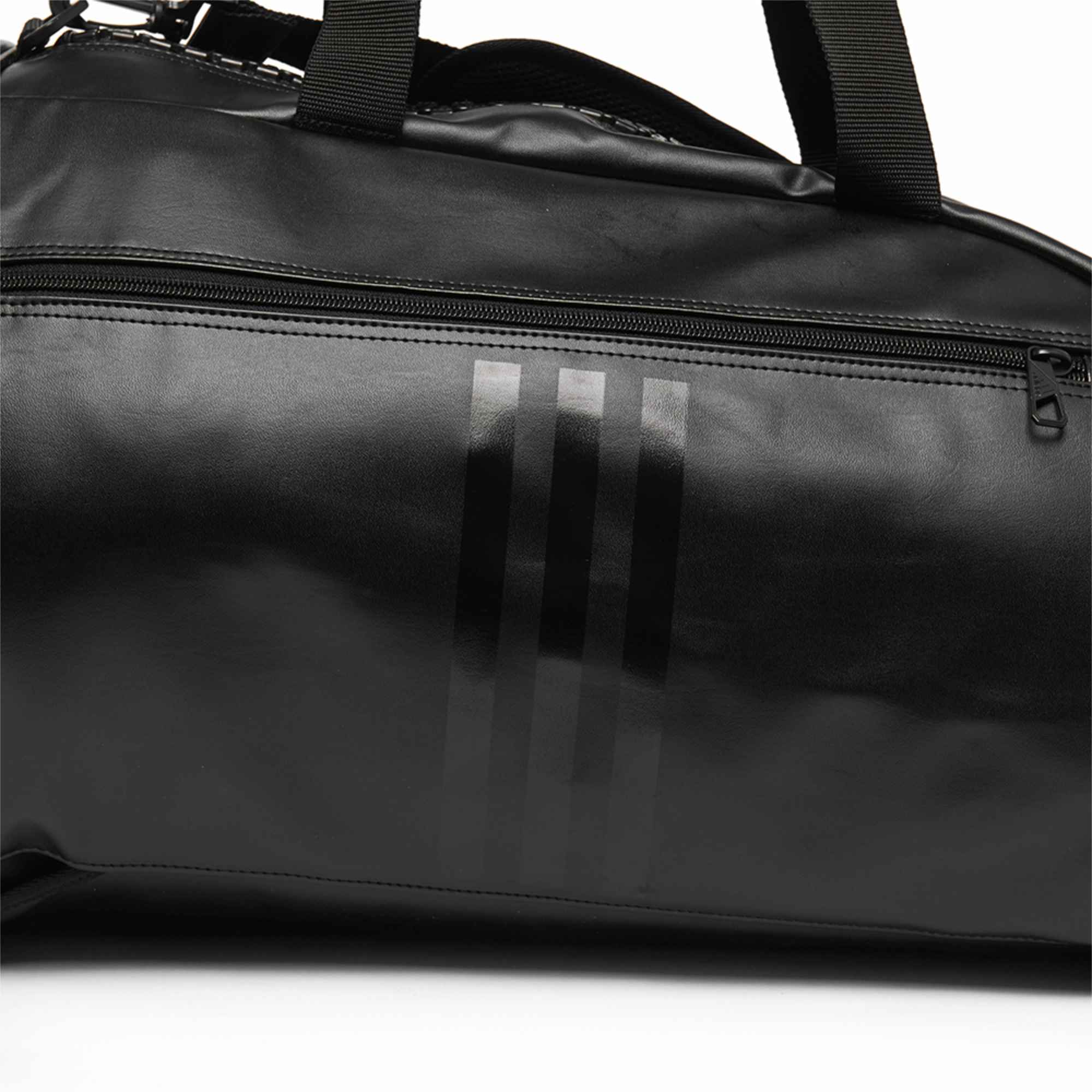adiACC051-2IN1-BAG-BLACK-WHITE-CLOSE-UP-0690gp72ndiA7aQ adidas 2in1 Bag "Kickboxing" black/white PU, adiACC051KB
