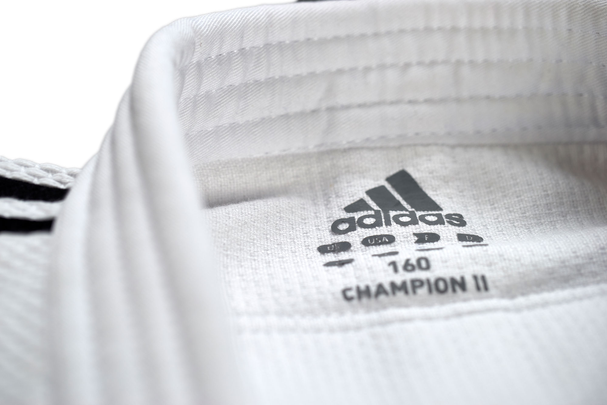 adidas-JudoUniform-ChampionII-IJF-norm-9 adidas Judoanzug CHAMPION II IJF, weiß/schwarze Streifen, JIJF