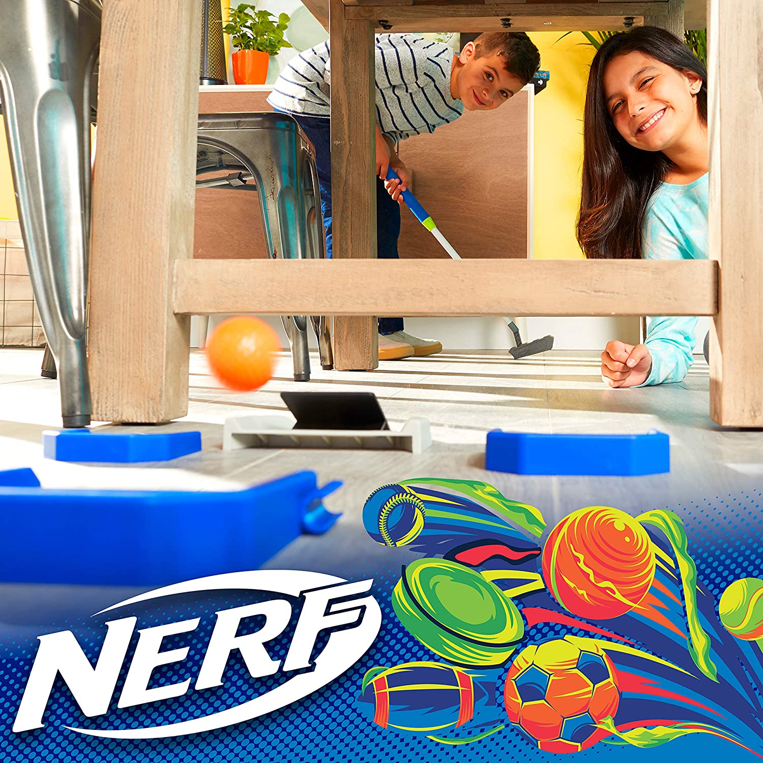 92064_golf-set-Nerf-6 Franklin Nerf Trick Shot Golf Set