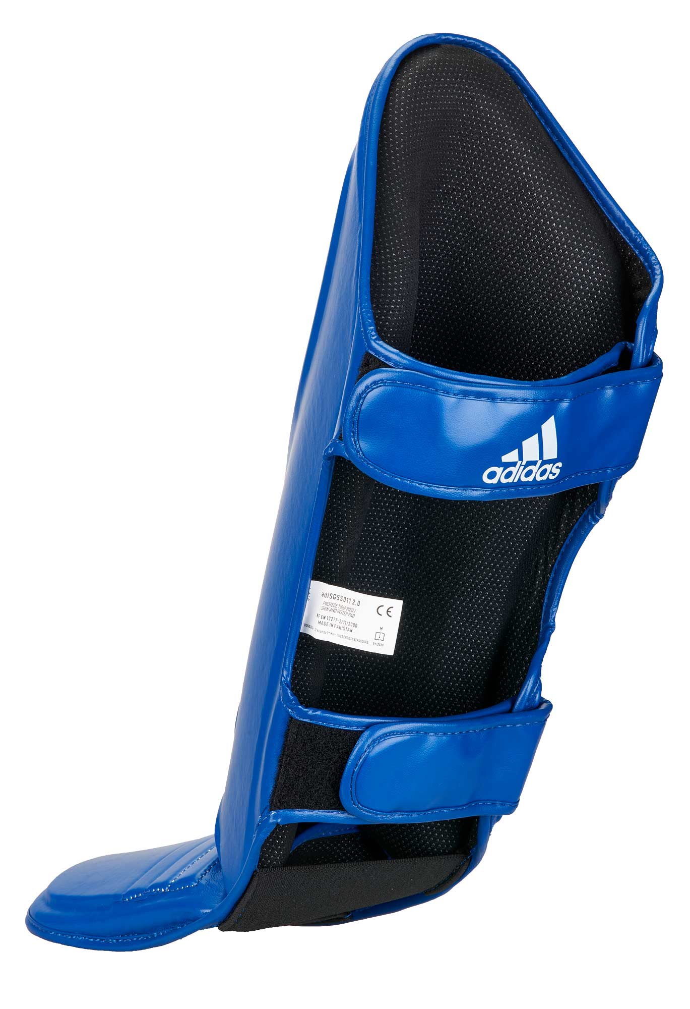 adiSGSS011-blue_white-Speed-Thai-Shin-n-Step-0046 adidas Super-Pro Schienbein-Spannschutz blau, adiSGSS011 2.0