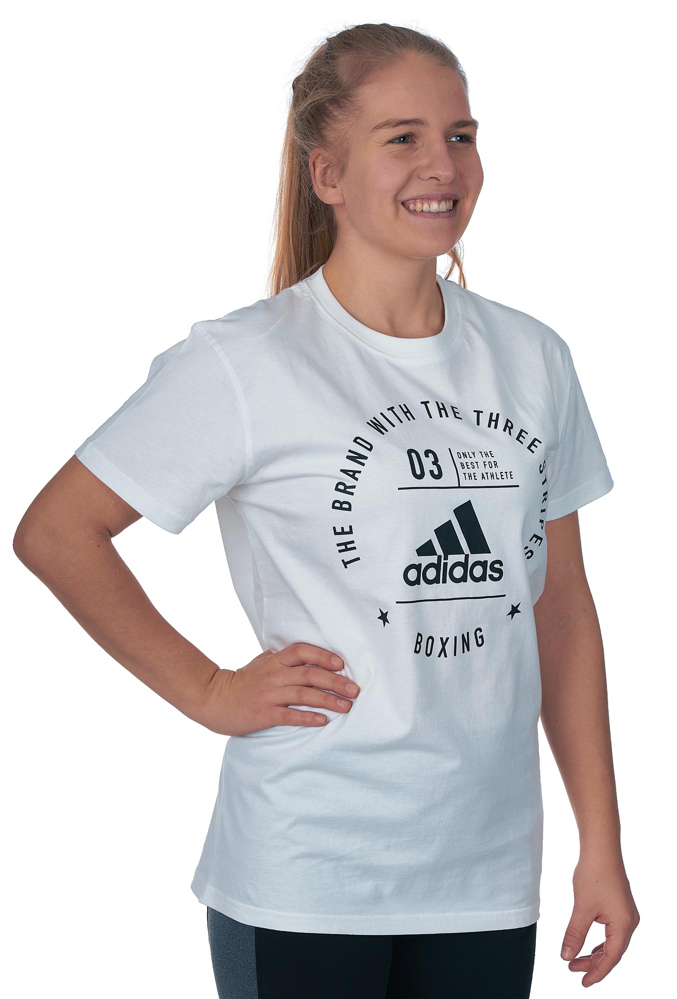 adiCL01B_CA-Community-T-Shirt-white_black-0258 adidas Community T-Shirt BOXING white/black, adiCL01B
