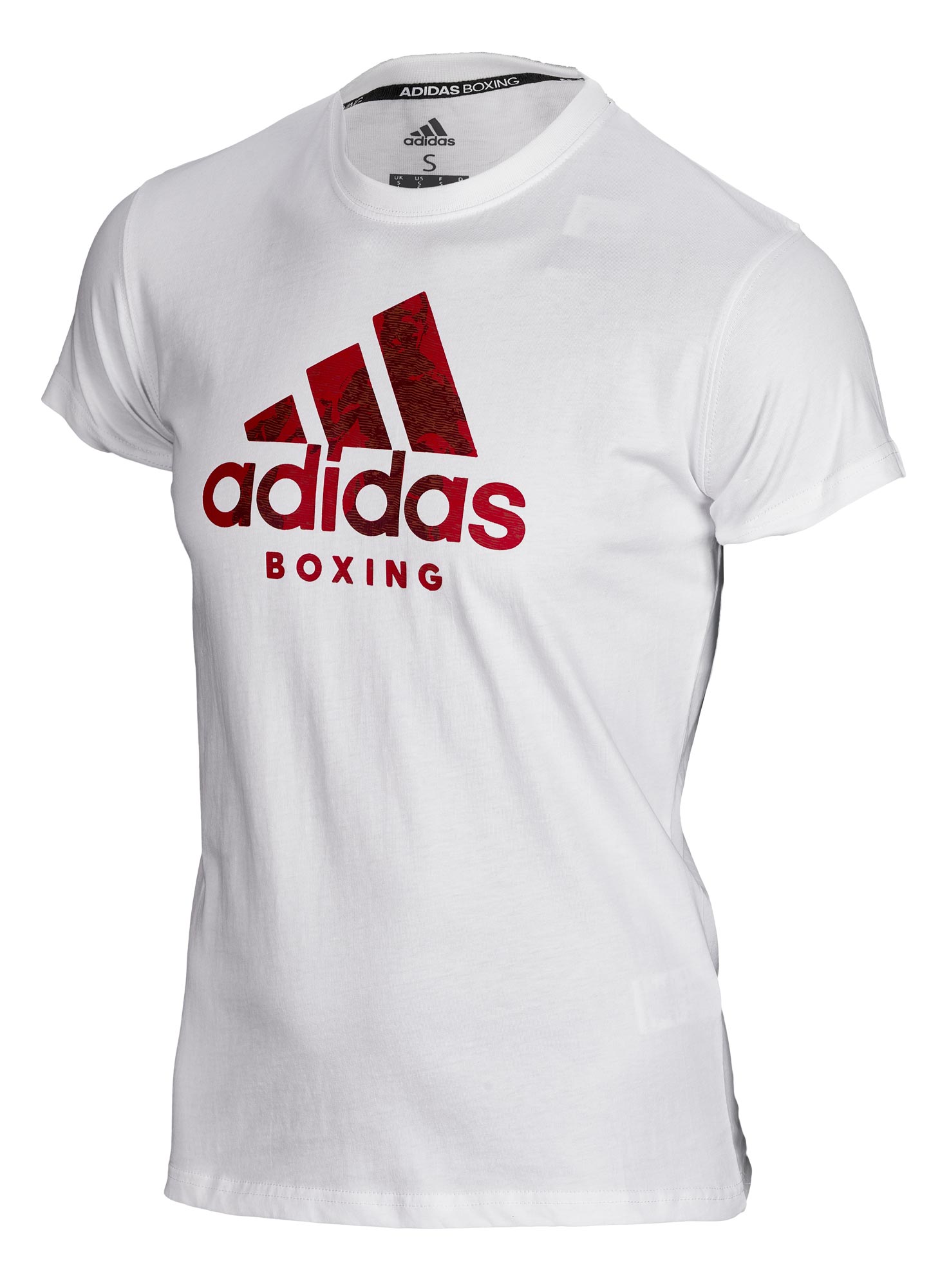 adiCLTS20B-Badge-of-Sport-T-Shirt-white_red-1601 adidas Badge of Sport T-Shirt Boxing weiß, adiCLTS20B